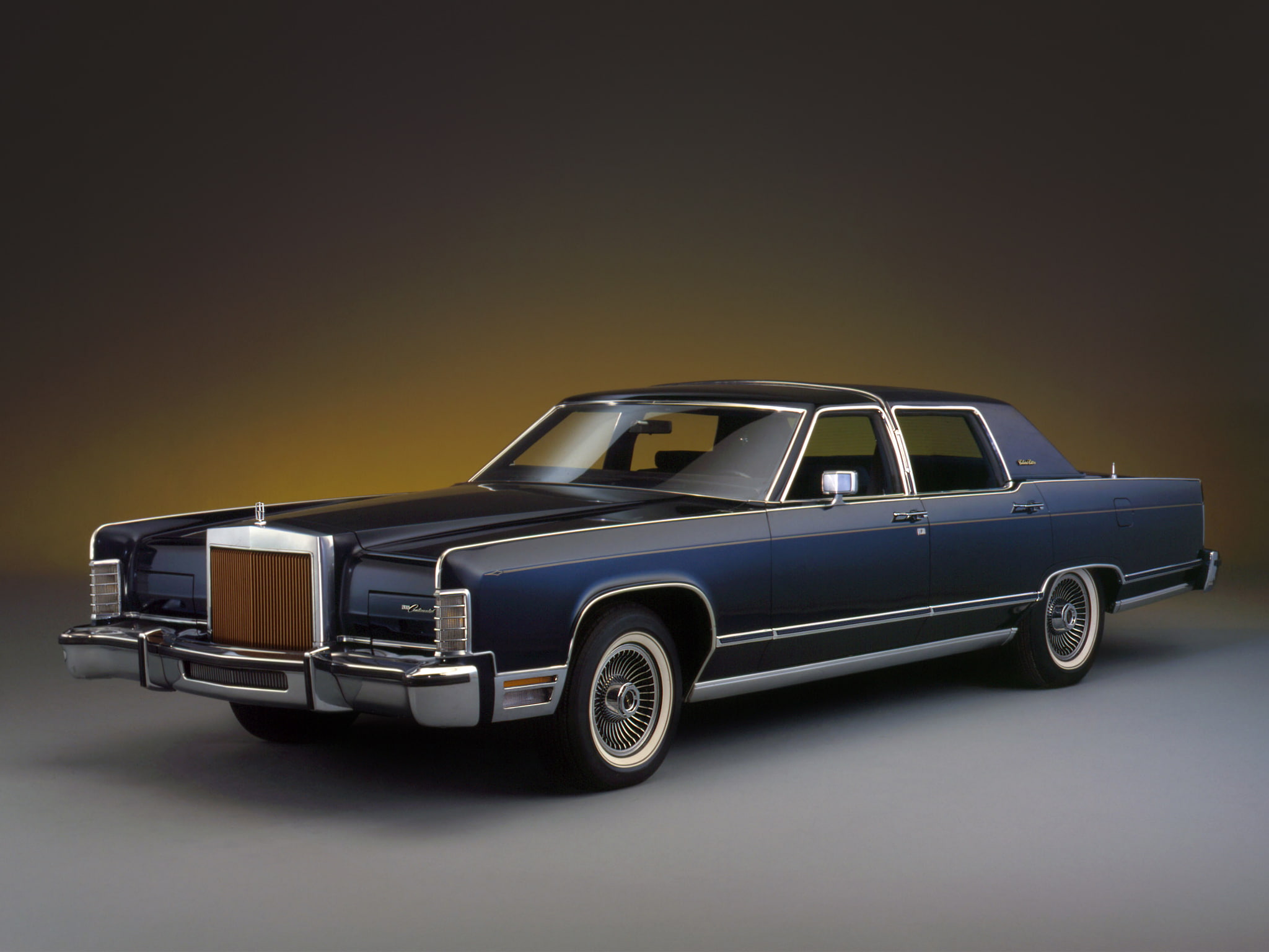 lincoln, classic, continental, luxury, 1979, 1080P, HD Wallpaper