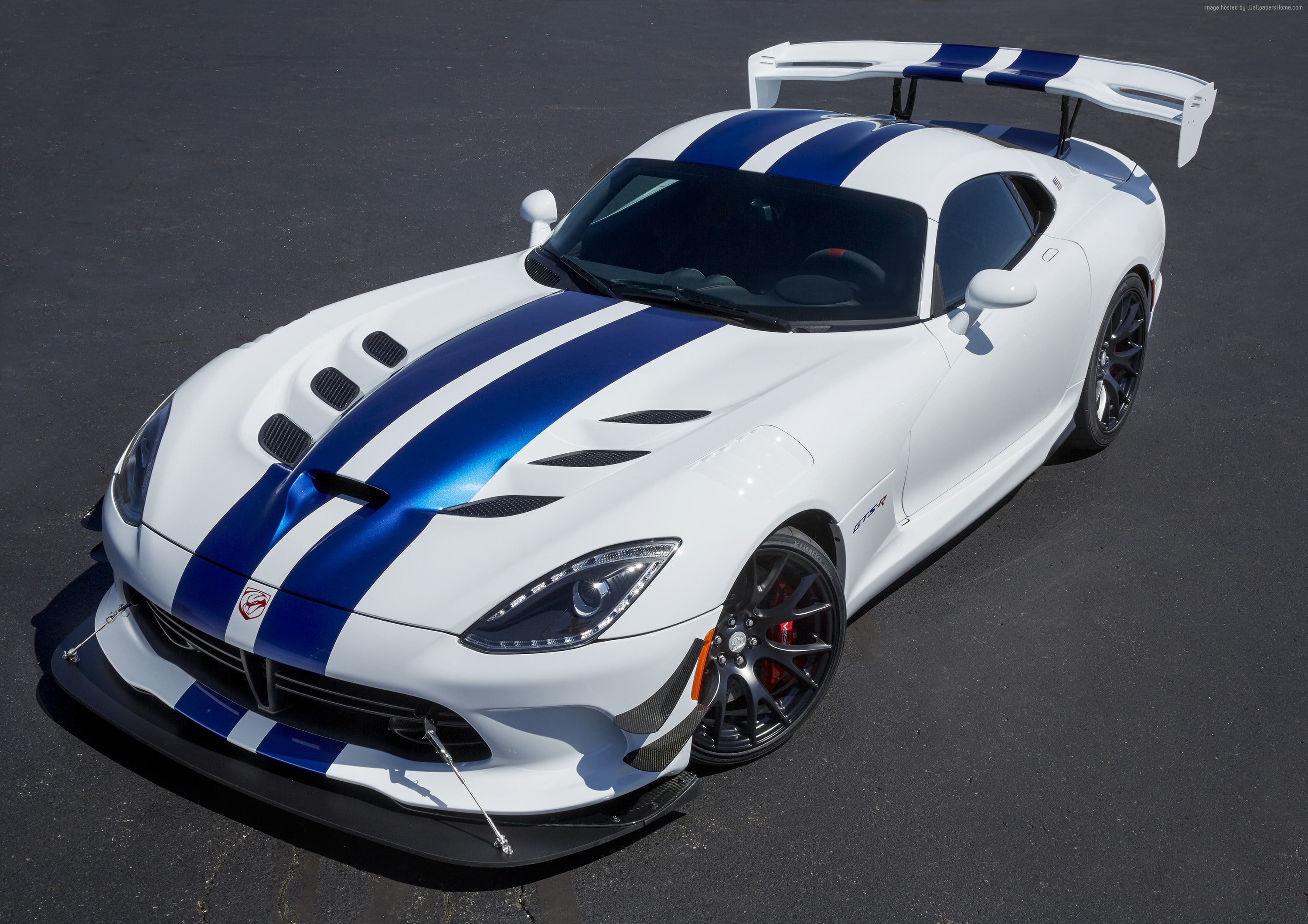 Dodge Viper GTS-R, speed, Commemorative Edition ACR, 2K, white, HD Wallpaper