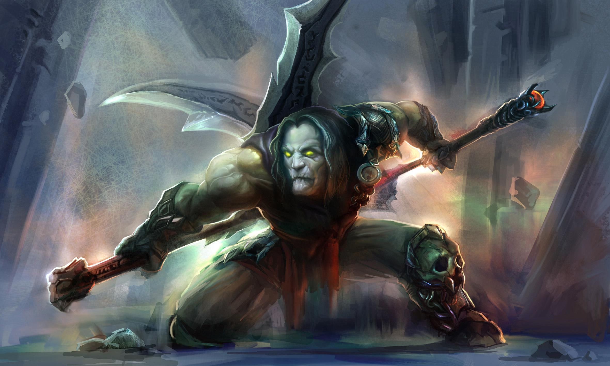 1080P, weapons, darksiders, death, art, HD Wallpaper