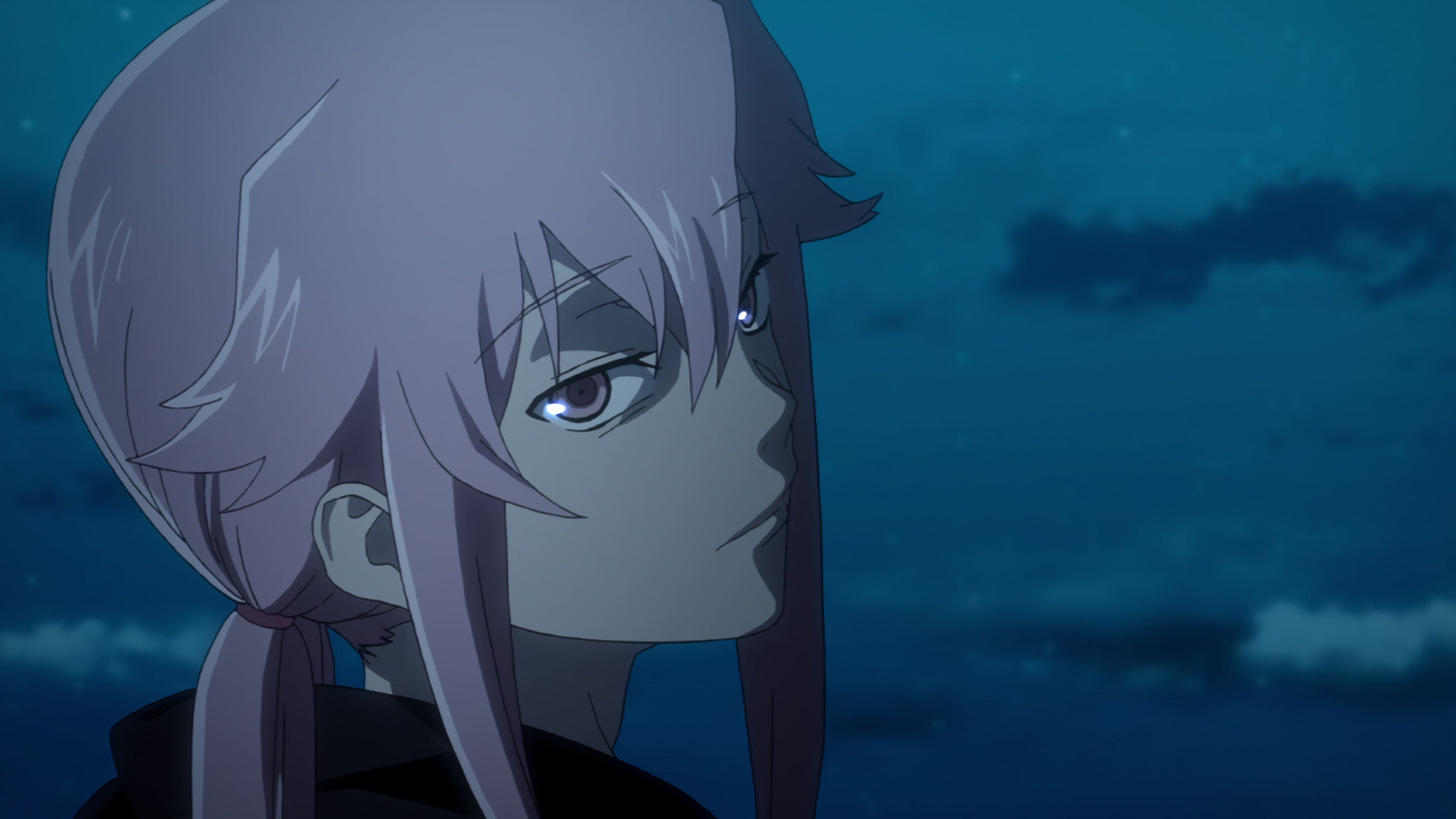 art and craft, human representation, close-up, focus on foreground, Gasai Yuno, mask, representation, sea, nature, no people, Mirai Nikki, disguise, blue, HD Wallpaper