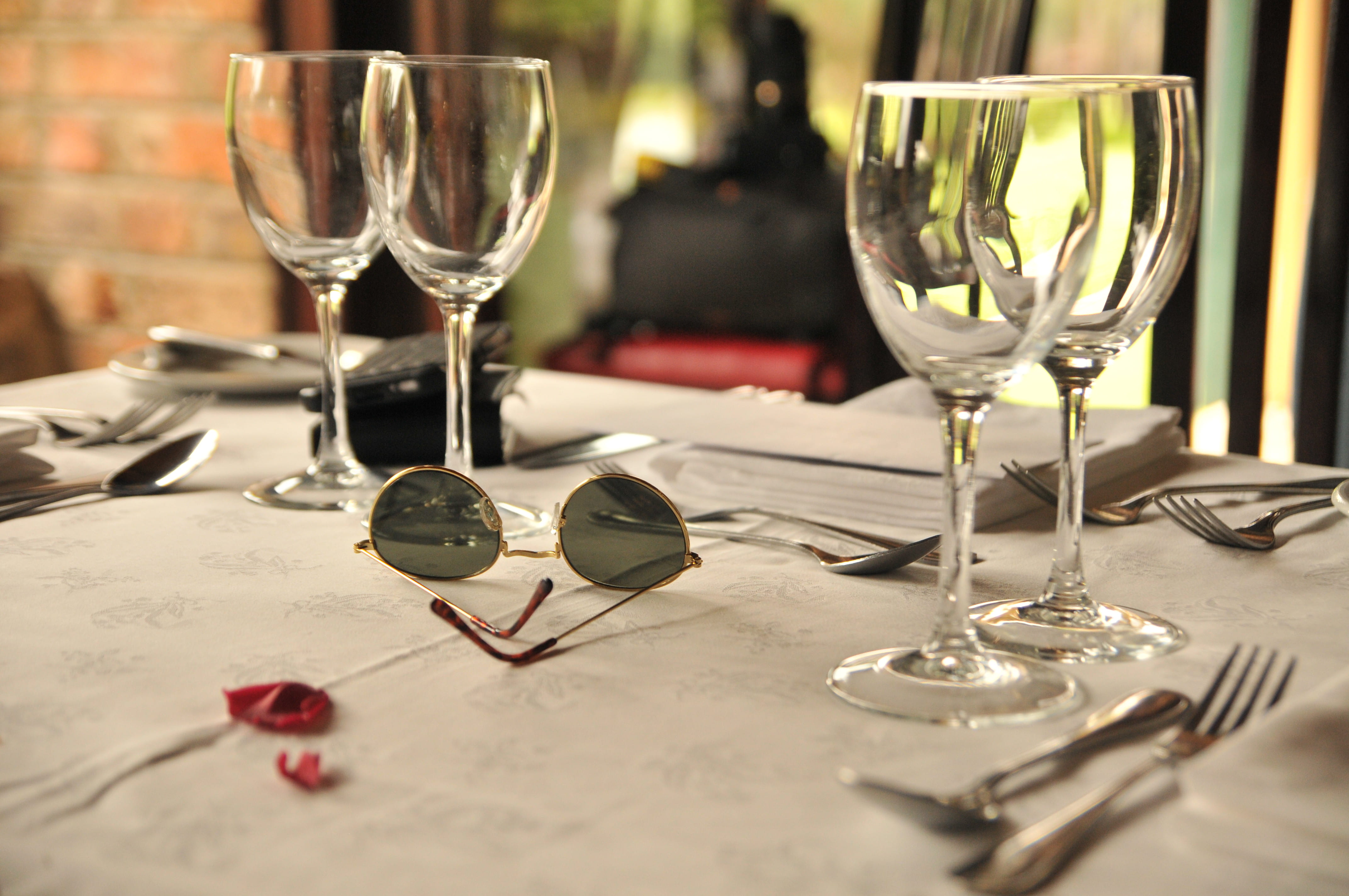 glass, red wine, no people, long, table knife, eat, food, south africa, furniture, meal, casalinga restaurant, alcohol, still life, transparent, selective, HD Wallpaper