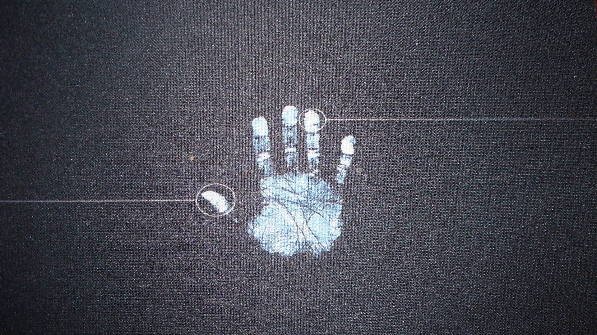 road, handprints, symbol, 1080P, marking, directly above, shape, asphalt, close-up, city, street, high angle view, transportation, representation, communication, HD Wallpaper