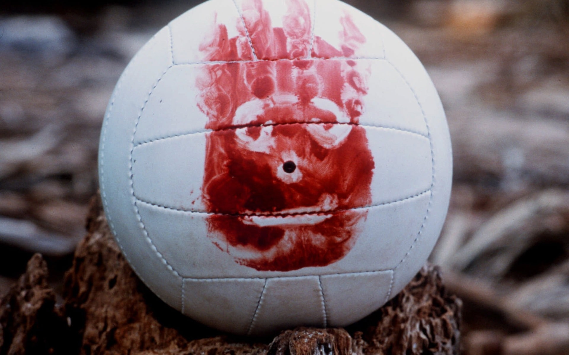 handprint, hd, cast, art, x, volleyball, wilson, movies, blood, 1080P, away, entertainment, HD Wallpaper