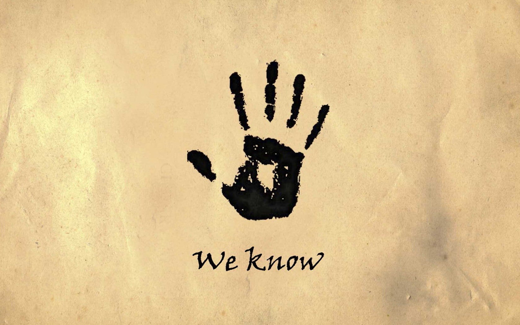 Dark Brotherhood, 720P, The Elder Scrolls V: Skyrim, handprints, HD Wallpaper