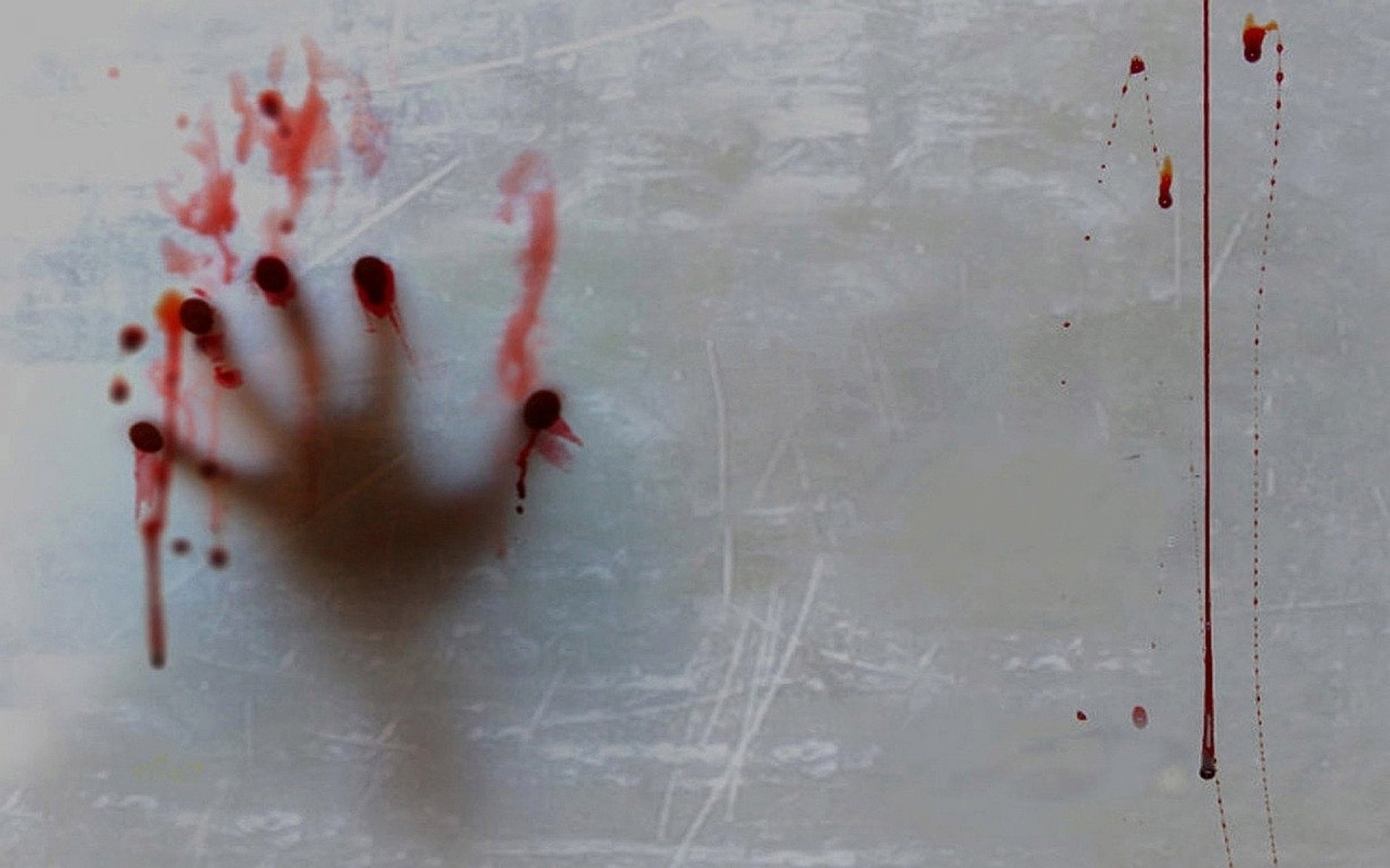 blood, transparent, emotion, violence, aggression, 1080P, celebration, handprint, artwork, dirty, horror, spooky, Evil, art, people, messy, human body part, HD Wallpaper