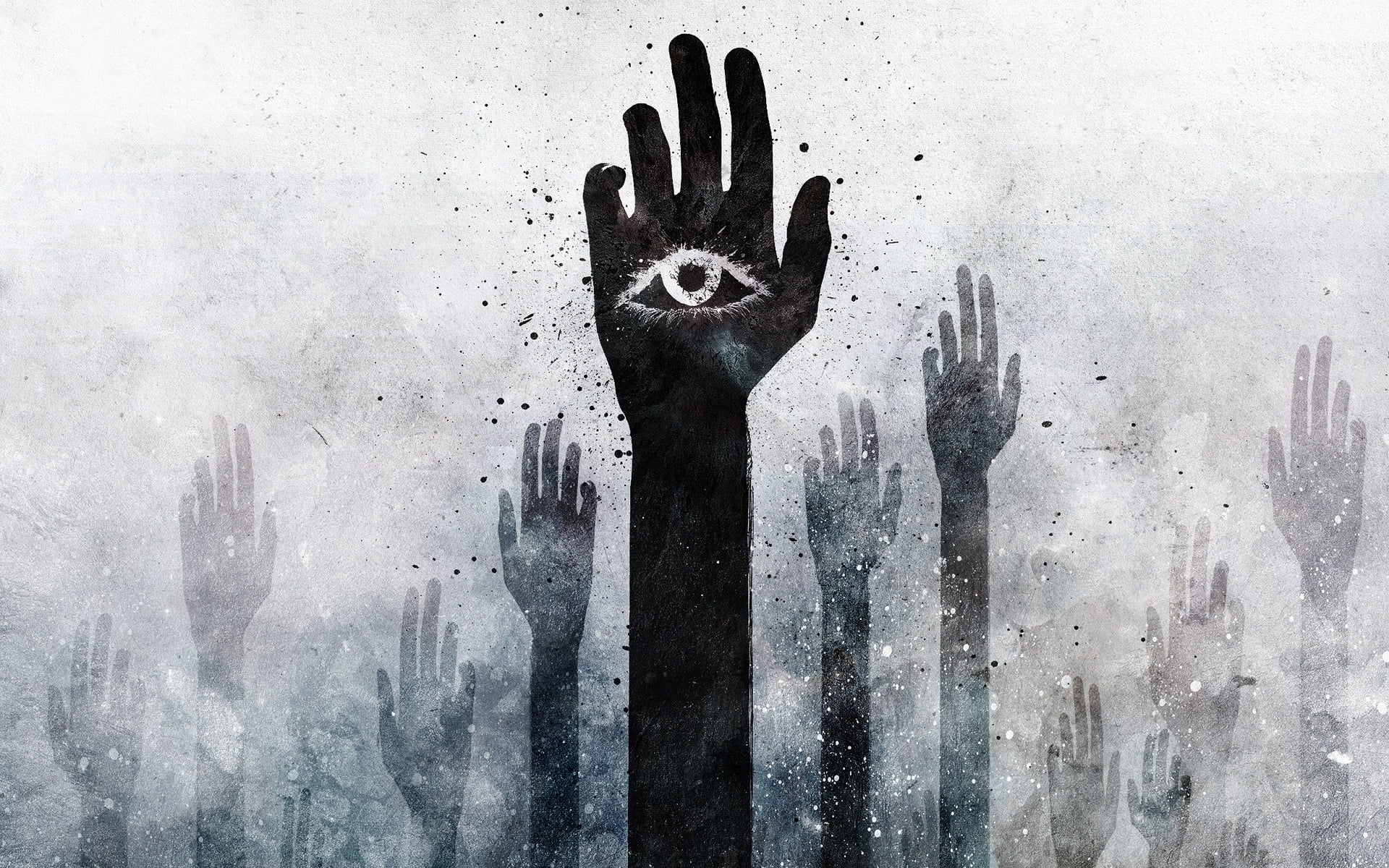 real people, eye, males, wall - Building Feature, transparent, human finger, glass - material, backgrounds, hand, 1080P, handprint, one Person, finger, HD Wallpaper