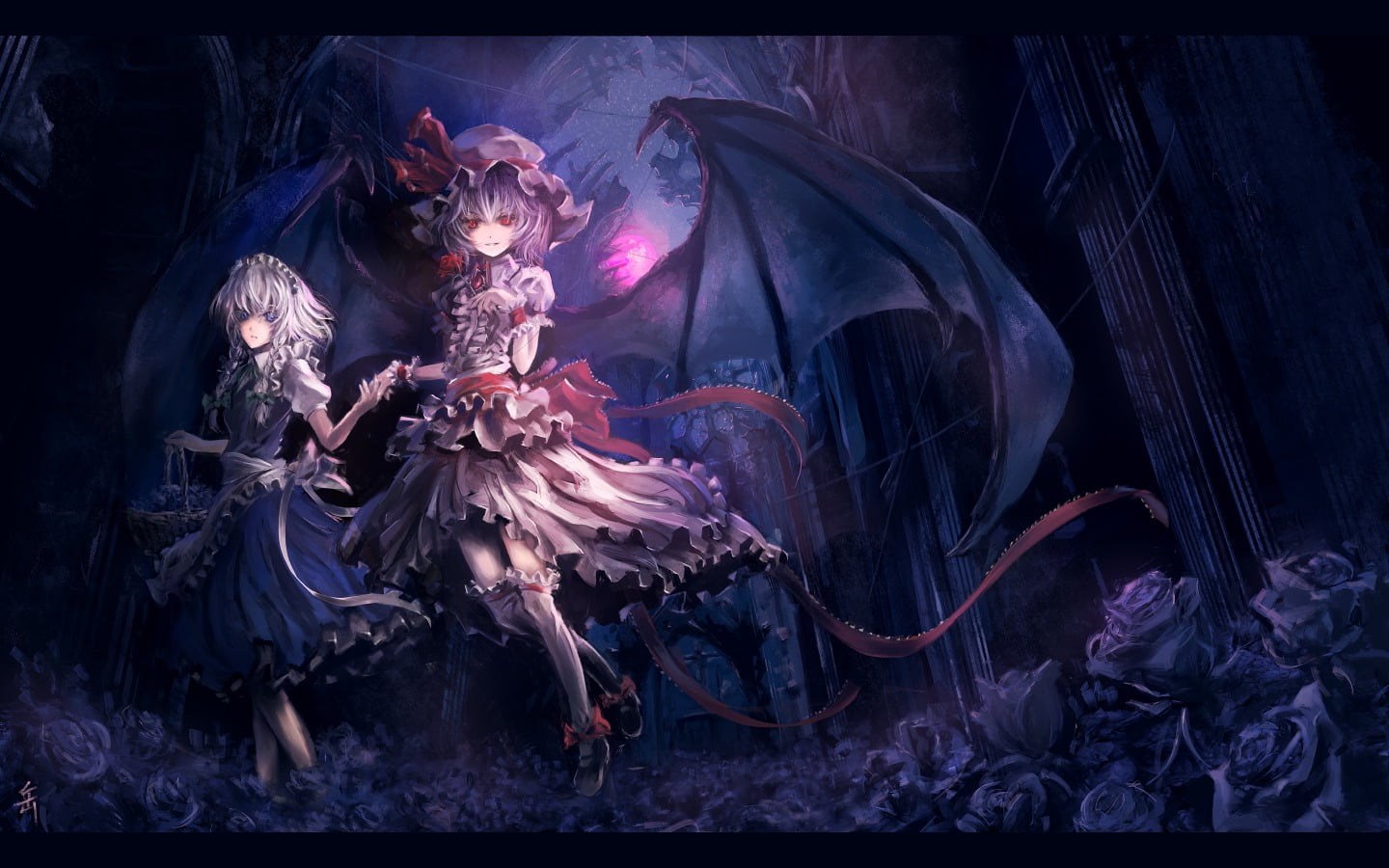 animal themes, bird, untitled, representation, Touhou, no people, vertebrate, digital composite, group of animals, transfer print, 720P, art and craft, HD Wallpaper