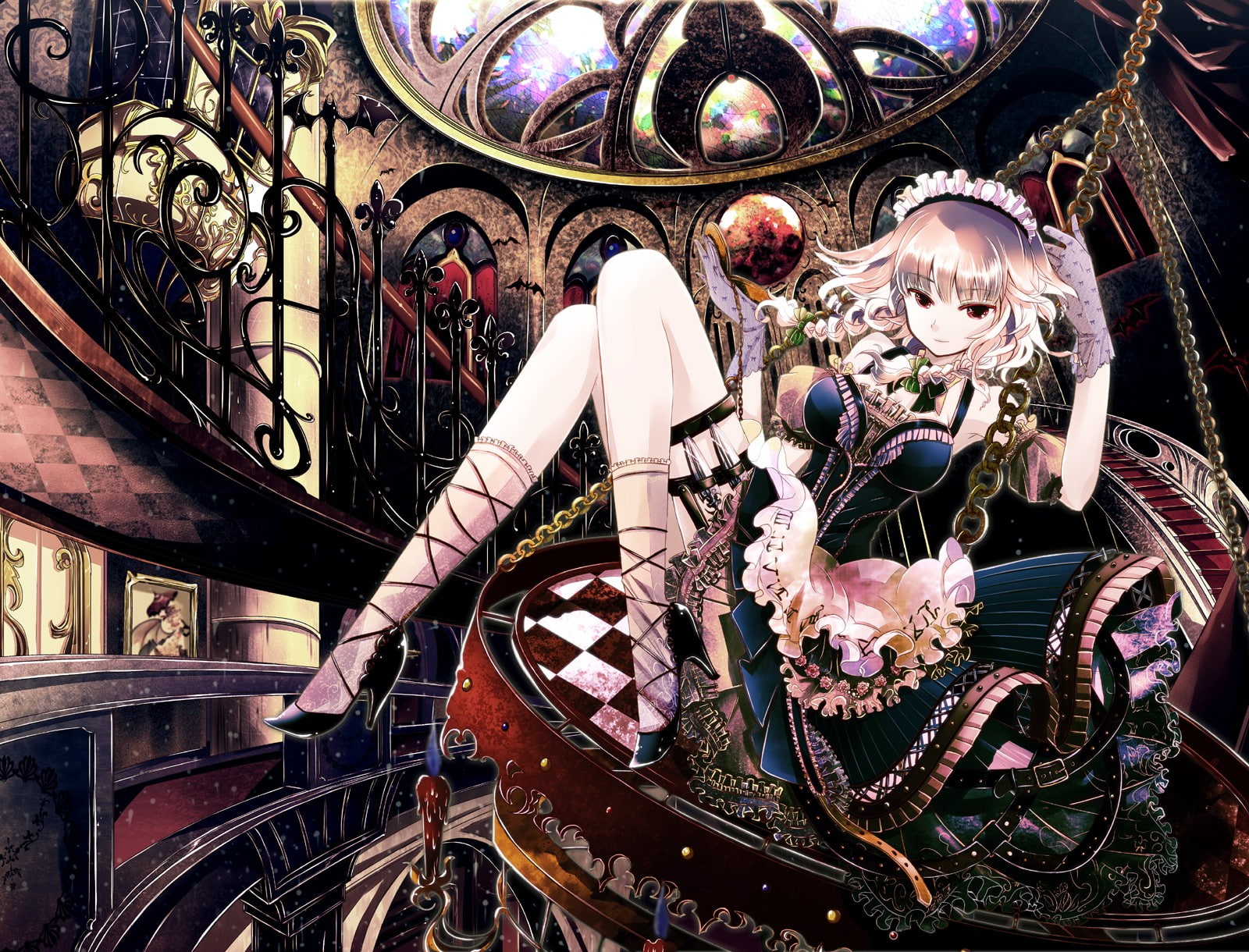 Touhou, anime, Izayoi Sakuya, anime girls, maid outfit, 720P, HD Wallpaper