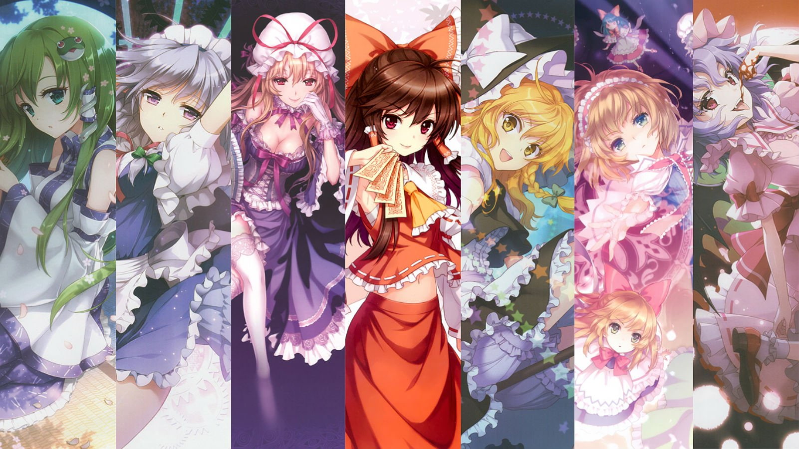 hakurei, remilia, an2a, yukari, sakuya, kirisame, marisa, alice, izayoi, touhou, 720P, scarlet, yakumo, margatroid, reimu, HD Wallpaper