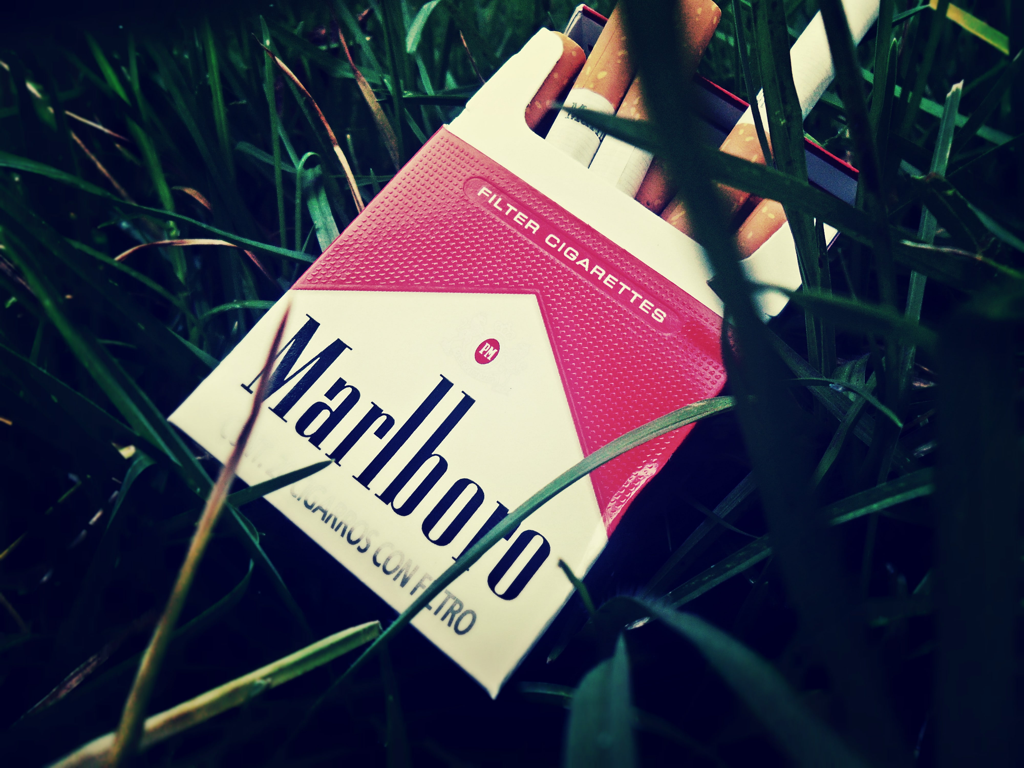 Marlboro, 4K, vintage, cigarettes, smoke, HD Wallpaper