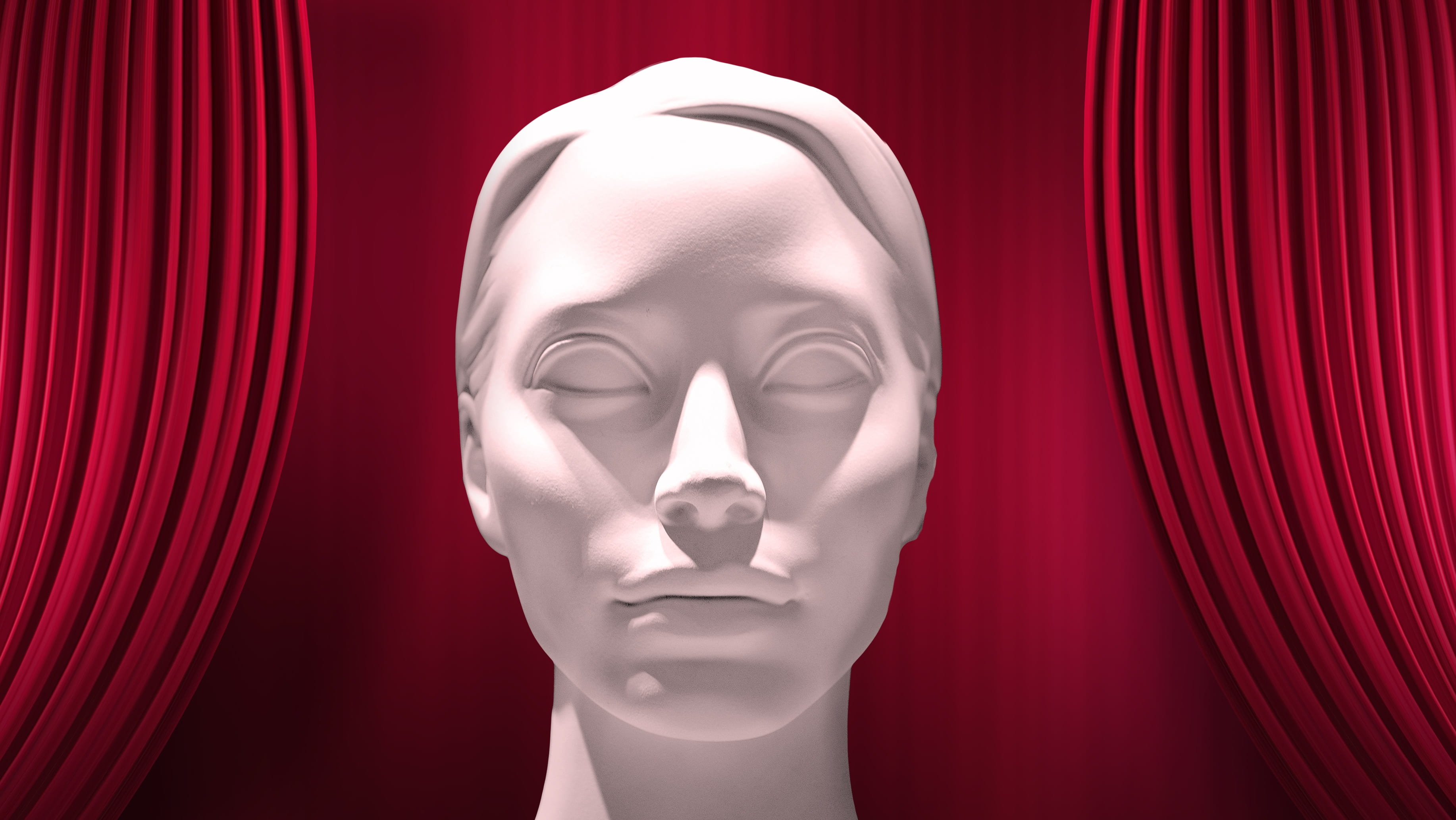 mysterious, death mask, studio shot, performance, face, human head, bust, soul, rigid, dead, mask, adult, cyborg, human body part, emotion, eyes, stage, HD Wallpaper