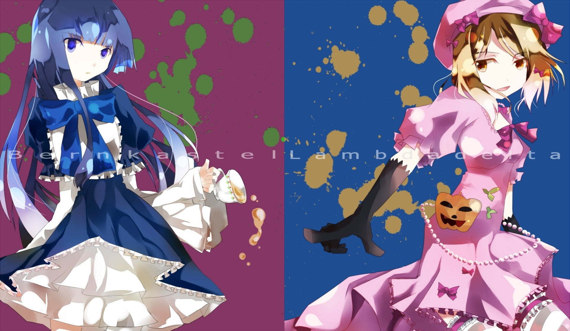 Anime, 1080P, Lambdadelta (Umineko no Naku Koro ni), Umineko: When They Cry, Frederica Bernkastel, HD Wallpaper