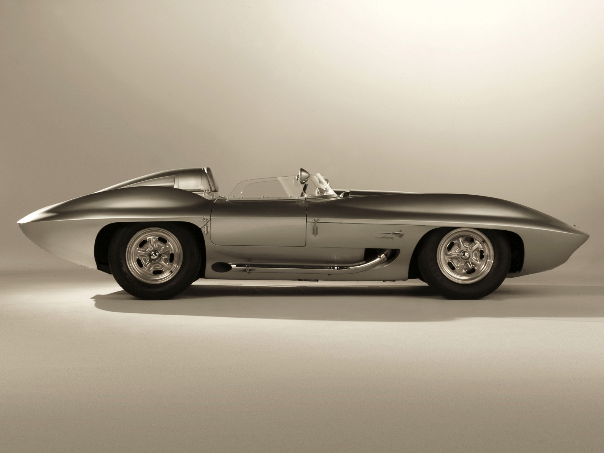 corvette, 1080P, racer, stingray, chevrolet, supercar, muscle, retro, 1959, concept, supercars, HD Wallpaper