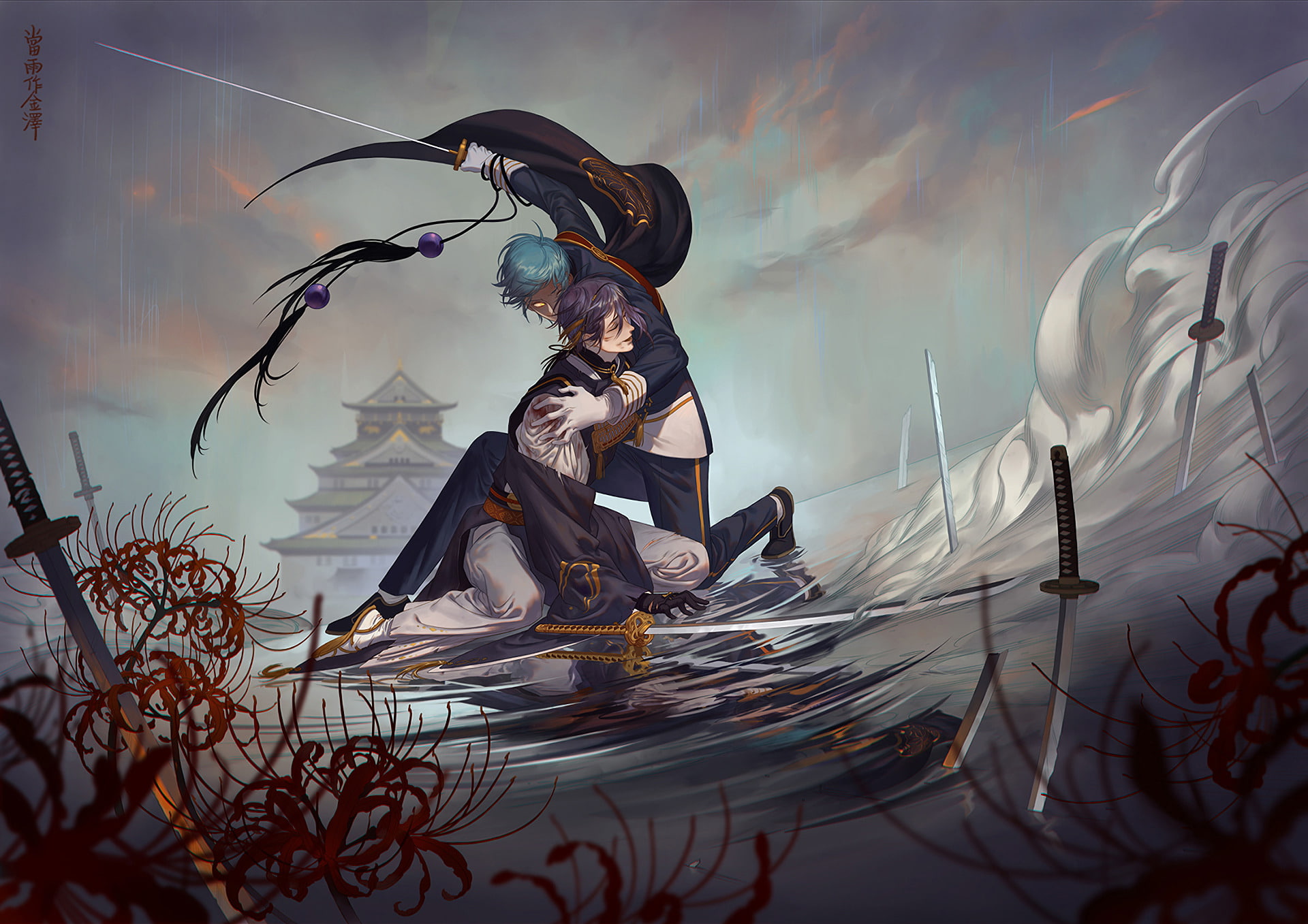 Anime, 1080P, Touken Ranbu, HD Wallpaper