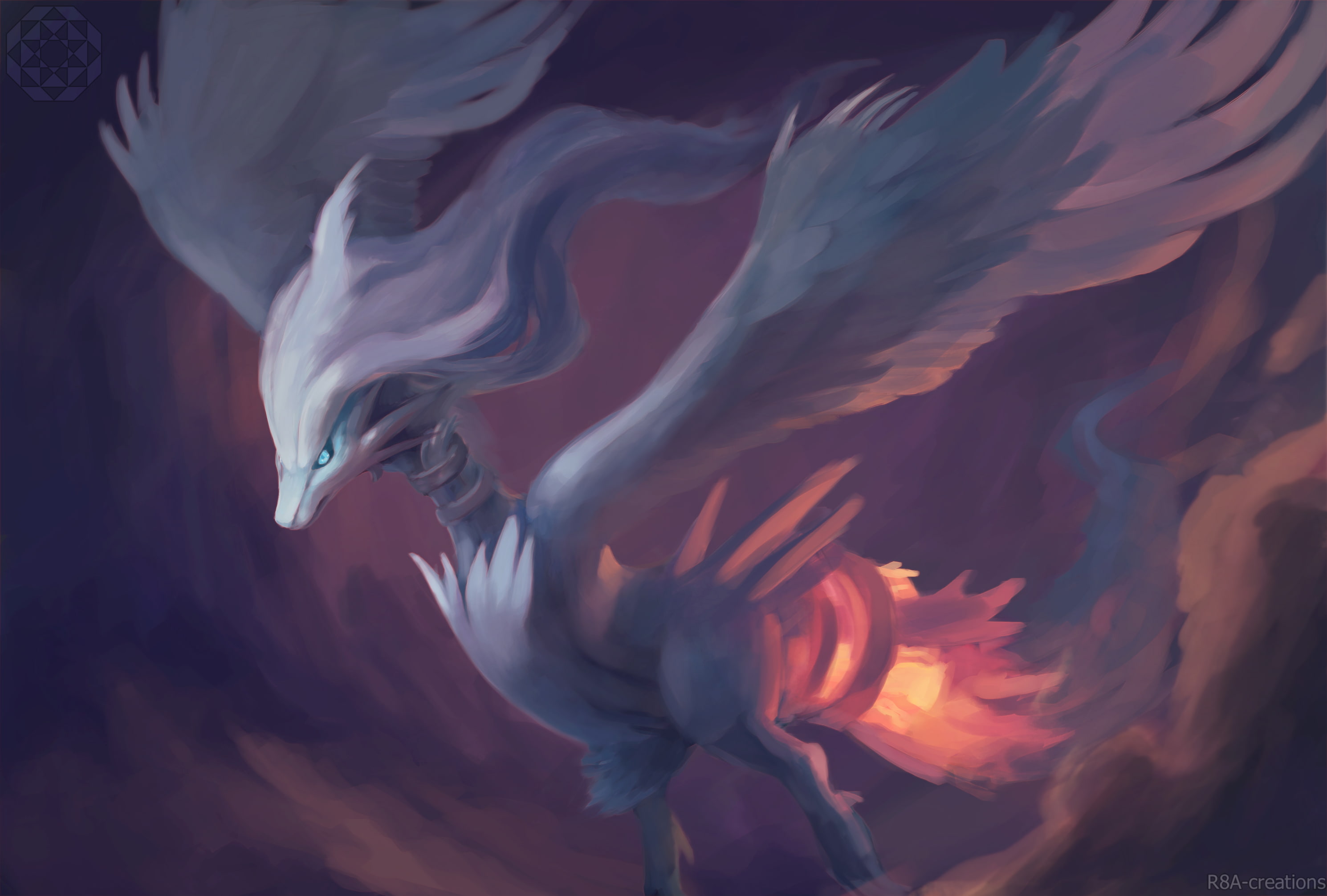 Reshiram (Pokémon), 2K, Pokémon, HD Wallpaper