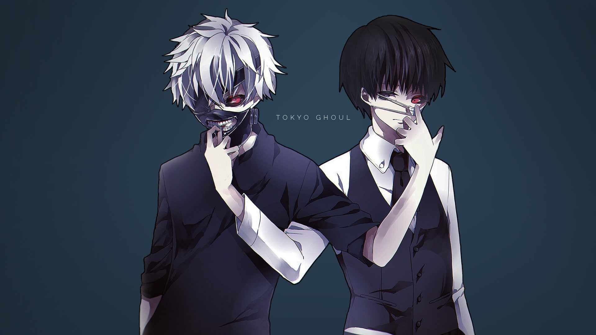 beautiful woman, blue background, young adult, waist up, females, women, hair, business person, well-dressed, tokyo ghoul kaneki ken, studio shot, hairstyle, HD Wallpaper