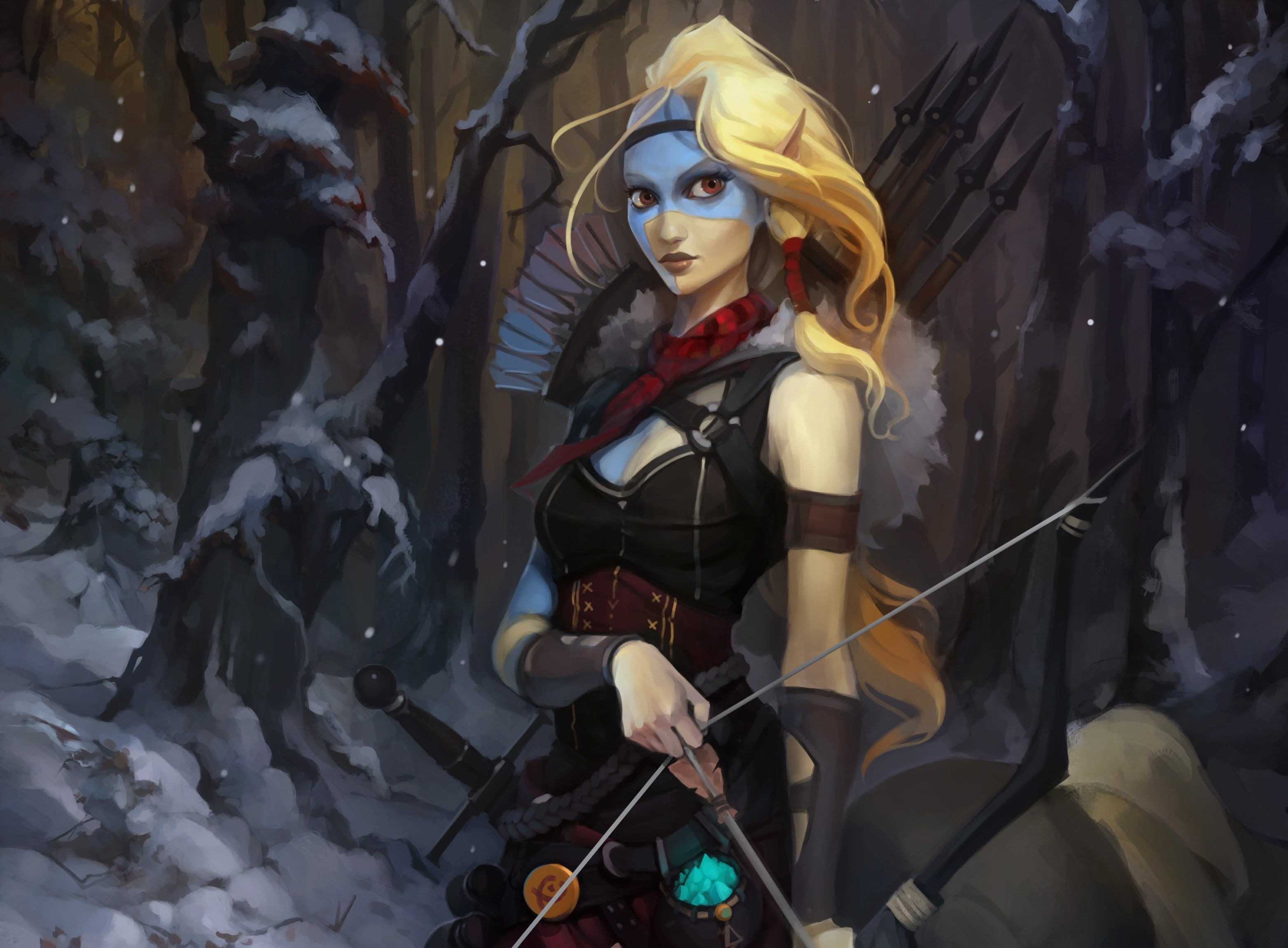 2K, The Banner Saga, fantasy art, HD Wallpaper
