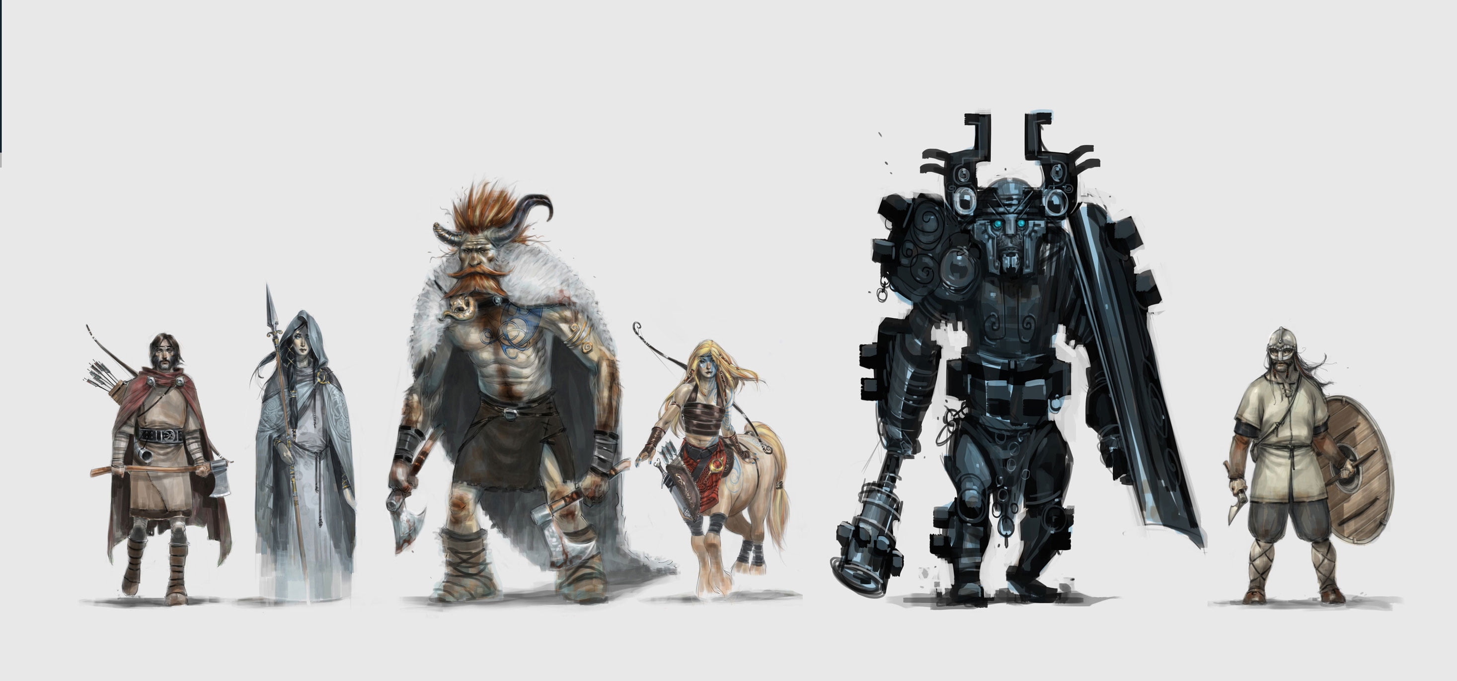 2K, working animal, power, gun, statue, horse, animal wildlife, battle, the banner saga, futuristic, domestic animals, six, sculpture, work Helmet, HD Wallpaper