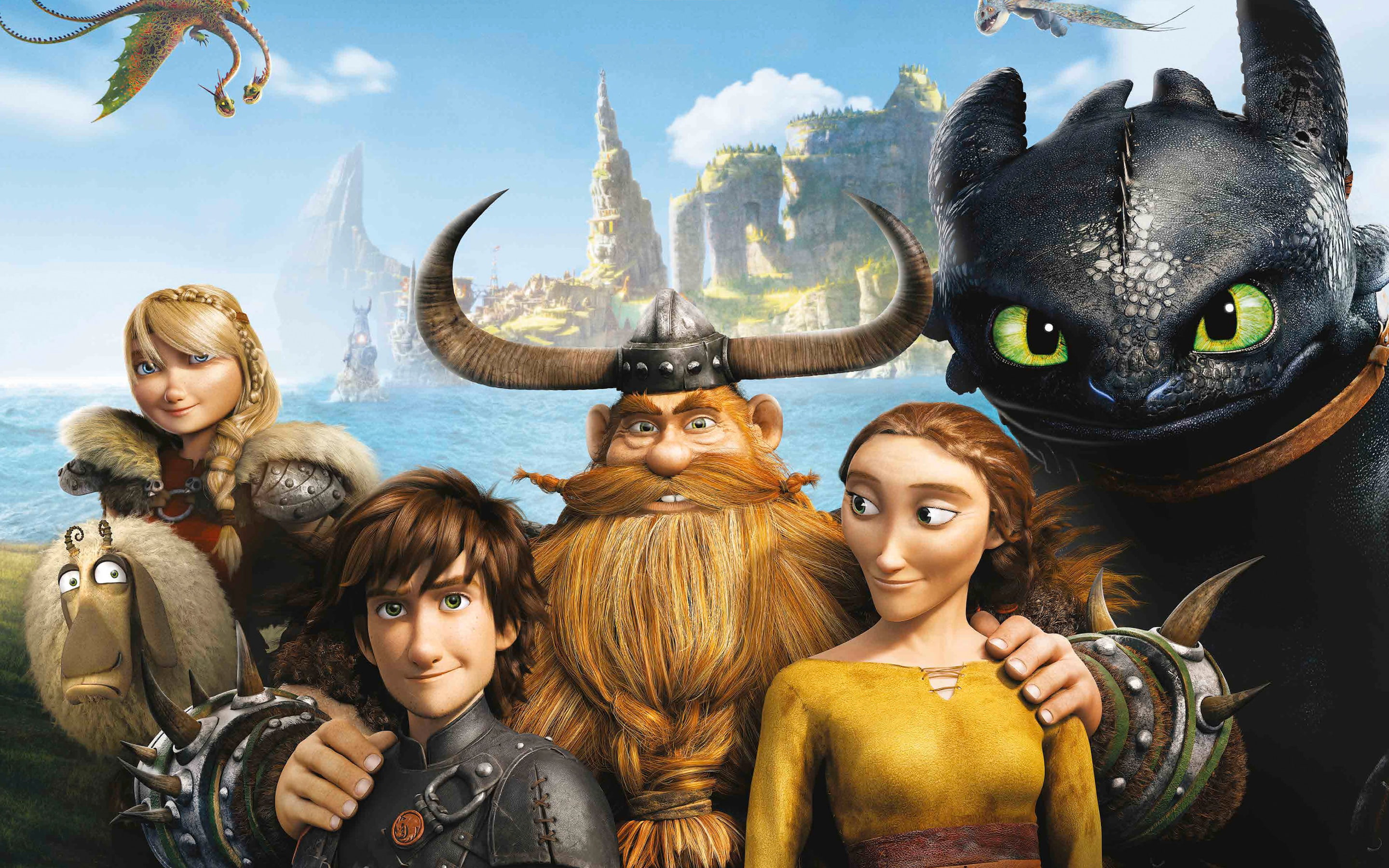 train, dragon, your, banner, 2K, HD Wallpaper