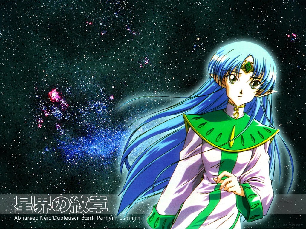 Banner of the Stars, anime girls, 480P, HD Wallpaper