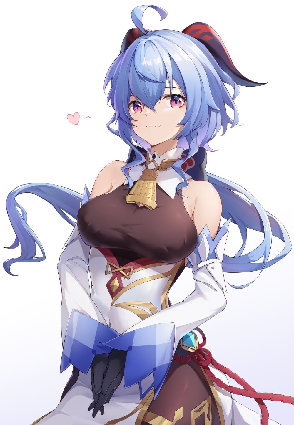 Genshin Impact, anime girls, 720P, Ganyu (Genshin Impact), big boobs, Phone HD Wallpaper