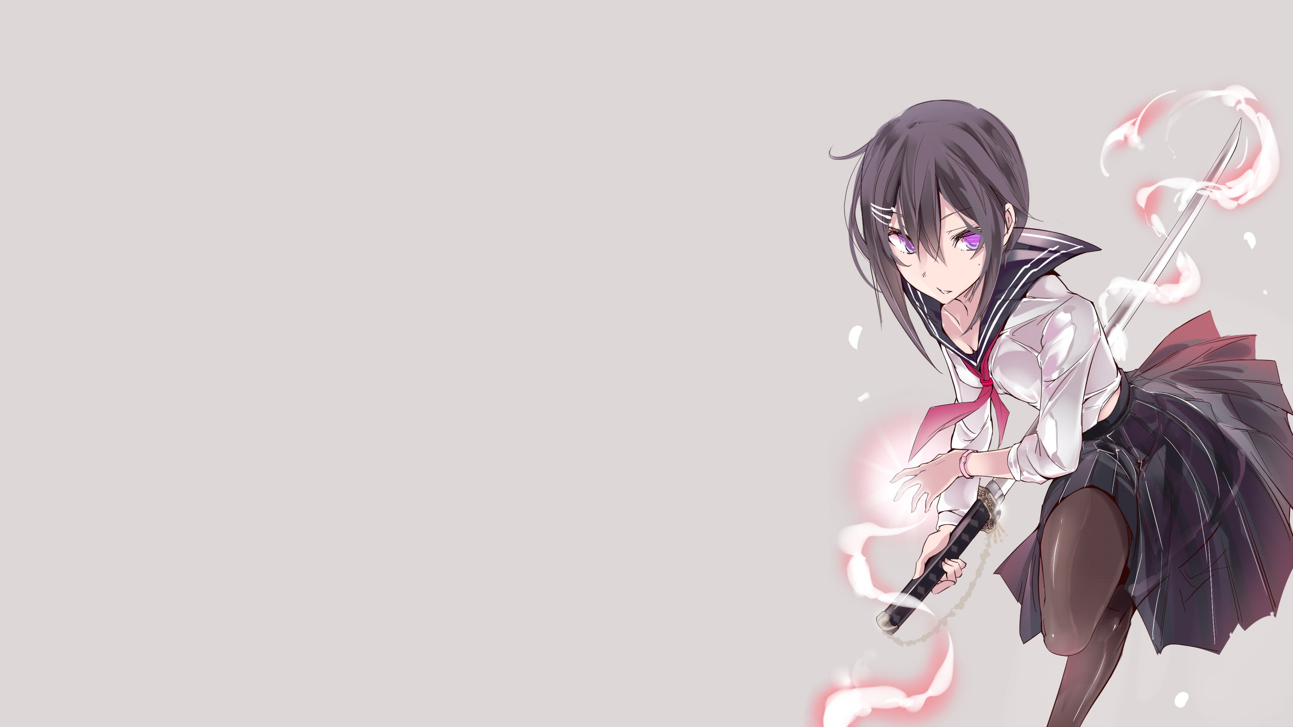 school uniform, waist up, horse, standing, long hair, original characters, lifestyles, anime girls, child, childhood, women, hair, three quarter length, HD Wallpaper