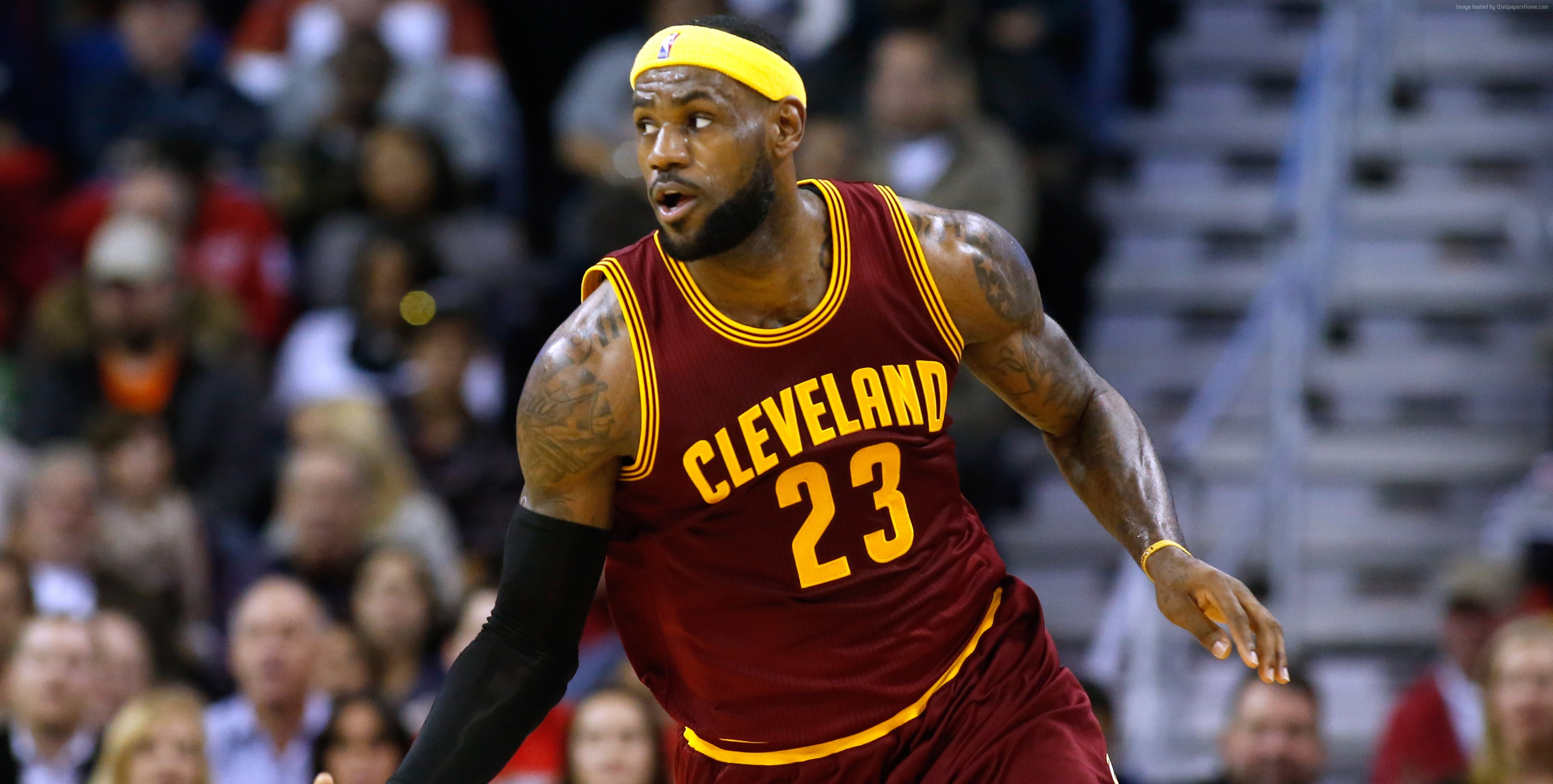 NBA, 4K, Cleveland Cavaliers, 4K, LeBron James, basketball, HD Wallpaper