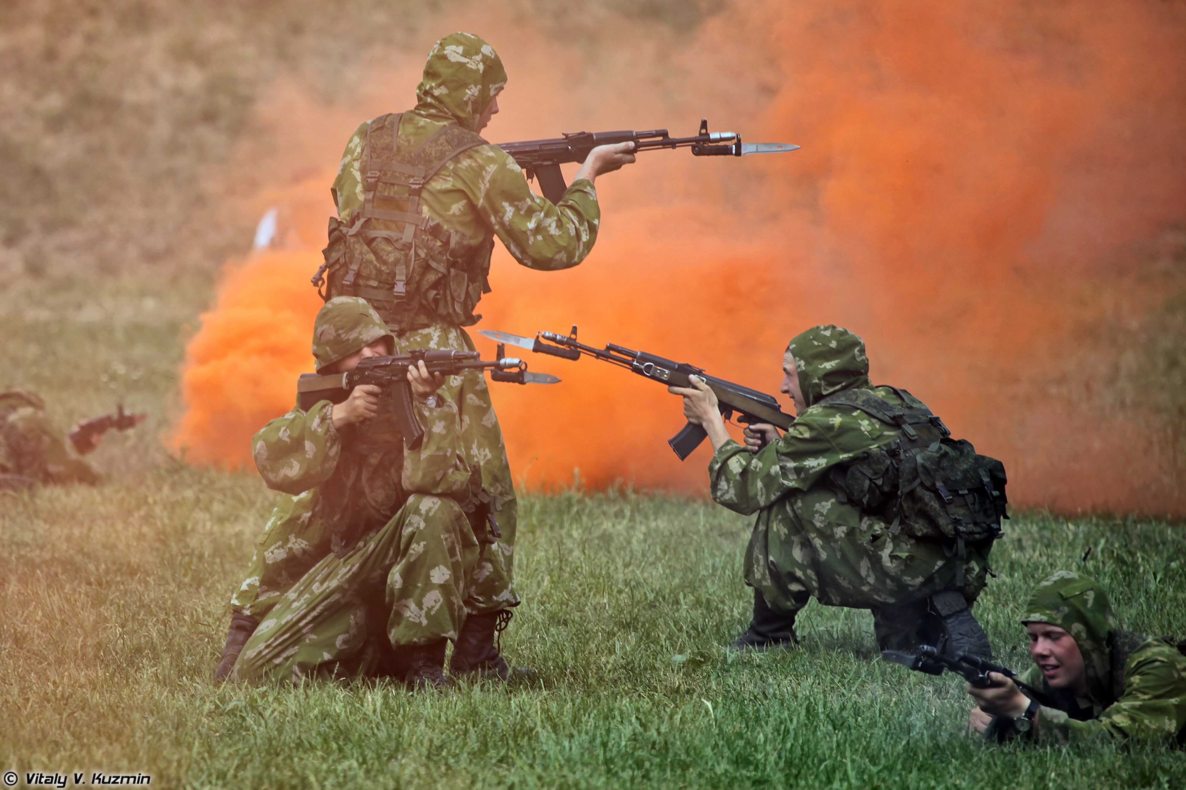 russia, soldiers, troops, star, red, russian, 4000x2667, army, battalion 2nd guards tamanskaya motor rifle divisi, 4K, military, HD Wallpaper