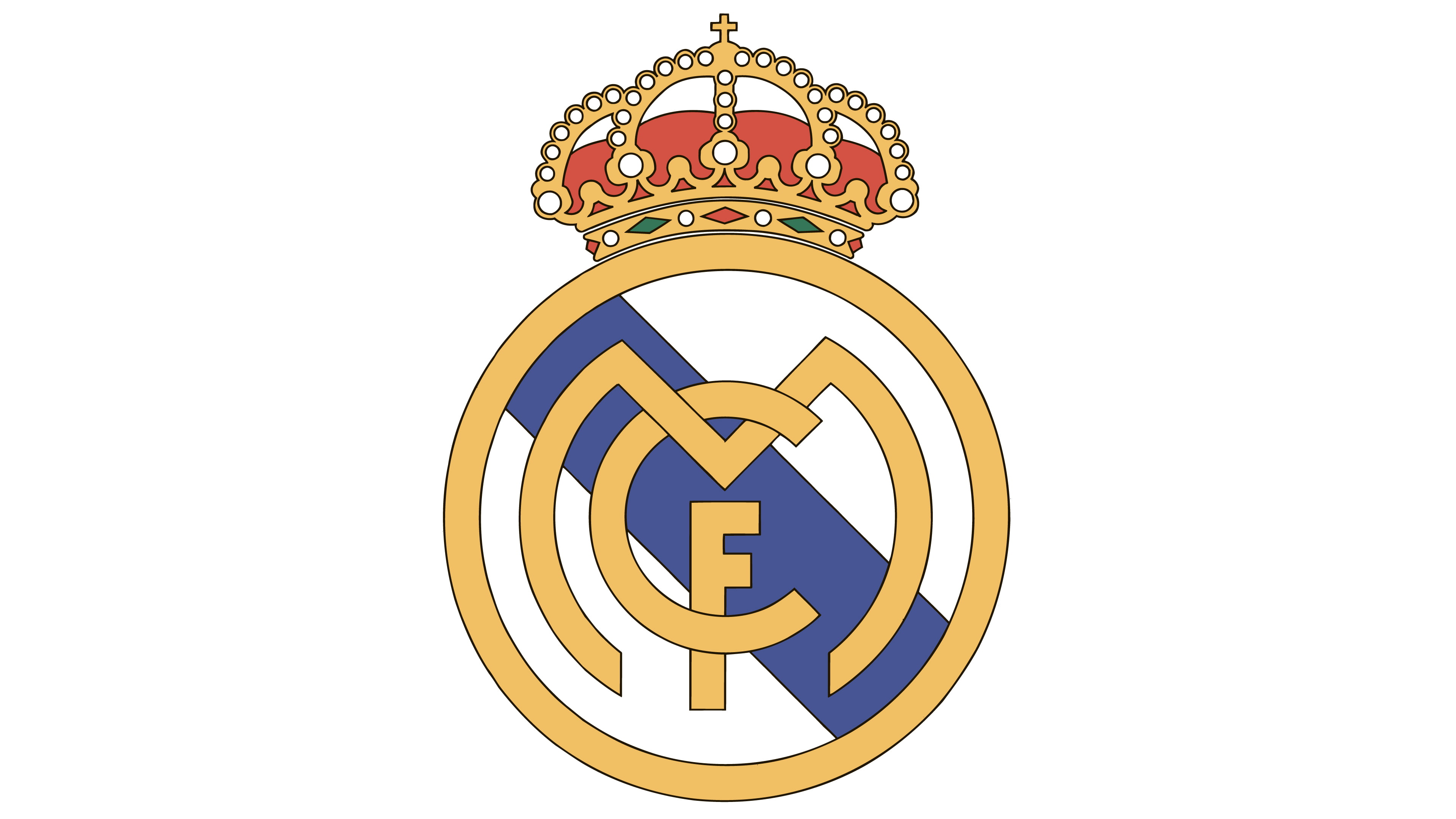 Emblem, 4K, Real Madrid C.F., Logo, Soccer, HD Wallpaper