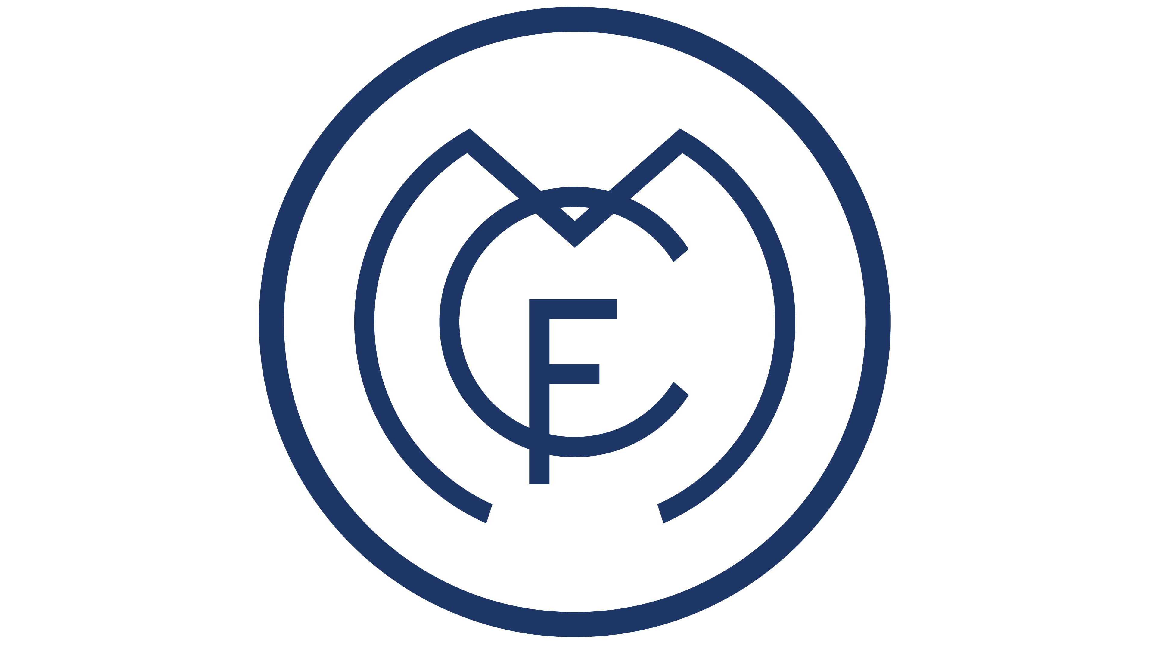 4K, Emblem, Real Madrid C.F., Soccer, Logo, HD Wallpaper