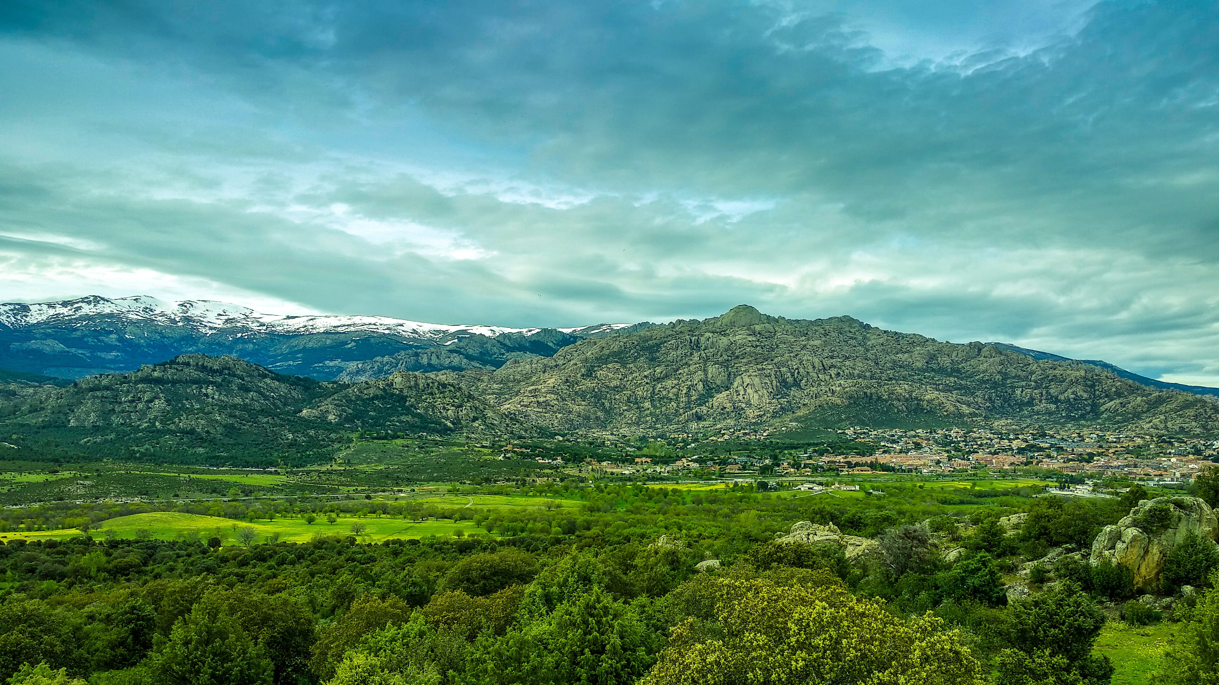 outdoors, grass, manzanares el real, tranquil scene, land, field, travel, plant, environment, sky, pedriza, mountain, day, scenics - nature, non-urban scene, HD Wallpaper