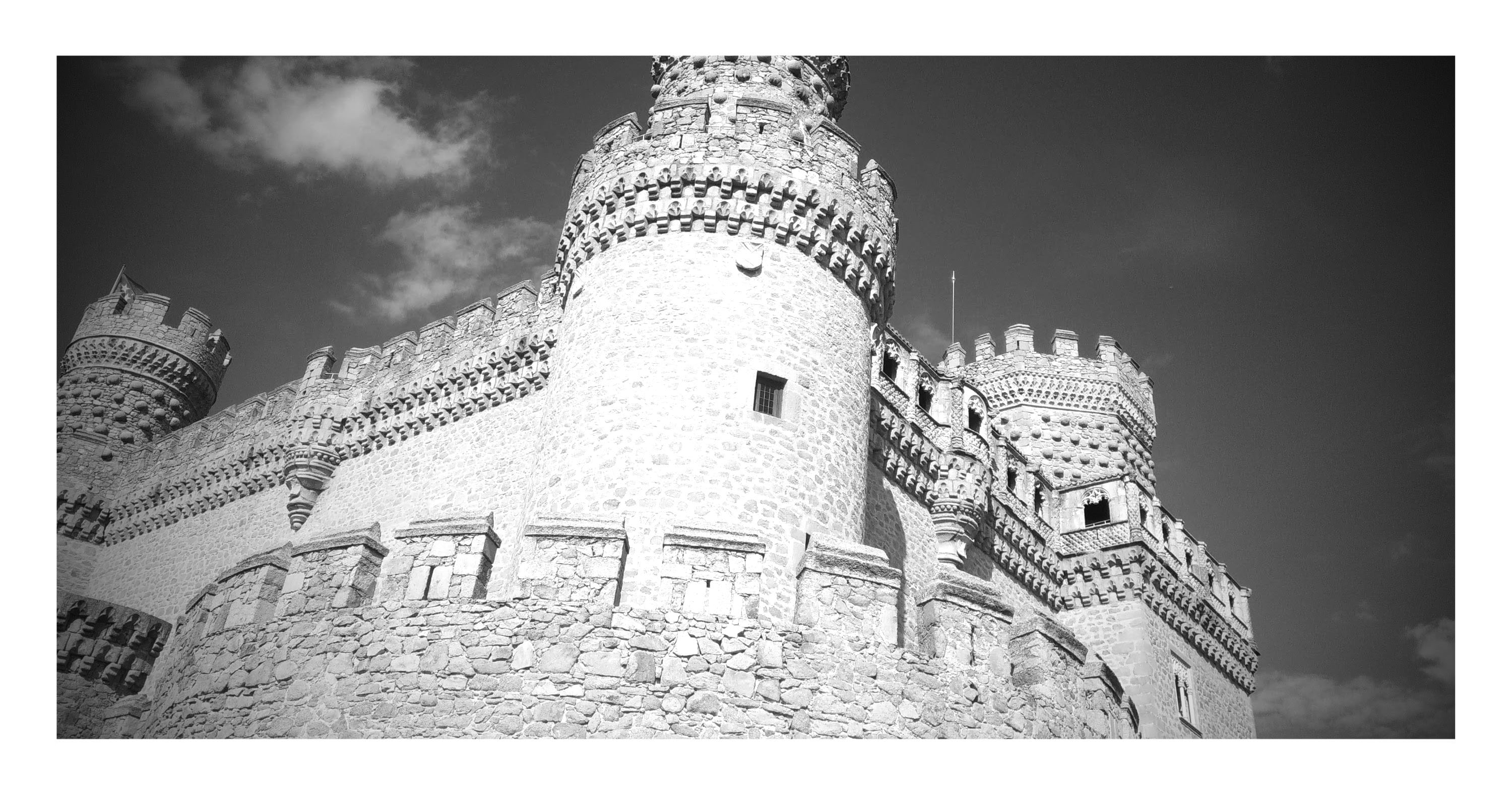 buildings, manzanares el real, travel, the past, spain, nature, built structure, building, transfer print, castle, tourism, architecture, office building exterior, HD Wallpaper