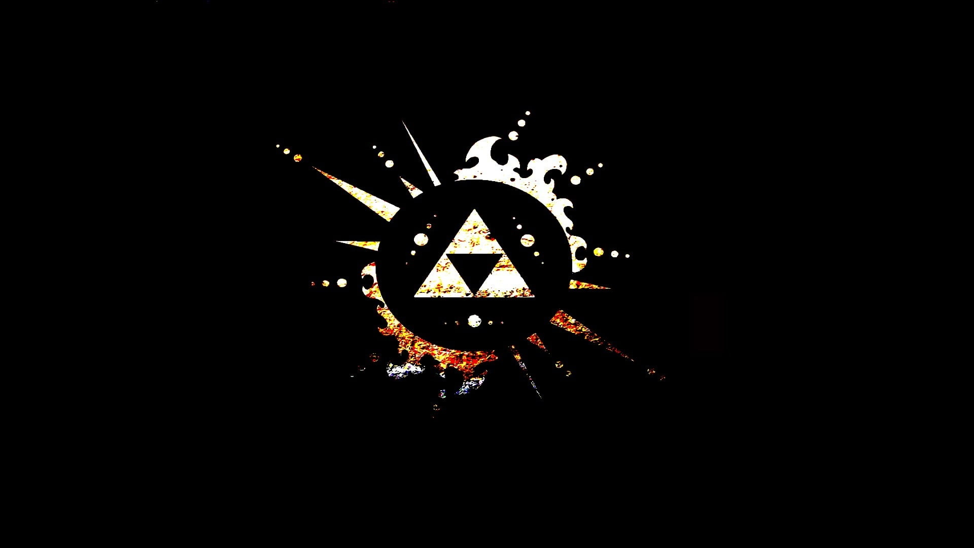 hd, video, 1080P, Triforce, The Legend of Zelda, games, legend, art, zelda, HD Wallpaper