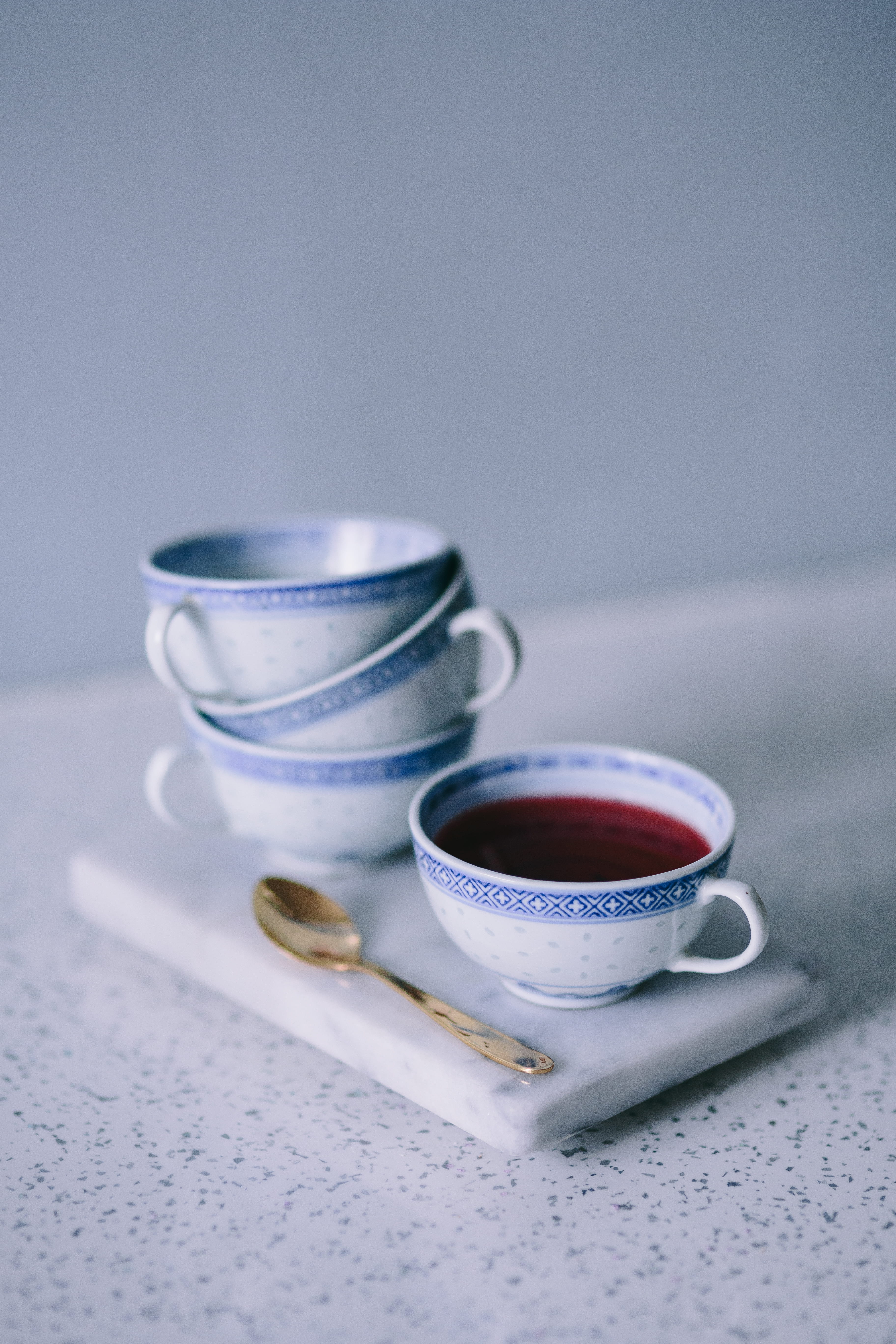 cup of tea, tea cup, selective focus, crockery, Coffee, refreshment, coffee - Drink, mug, indoors, focus on foreground, puffs, table, tea, hot drink, no People, Phone HD Wallpaper