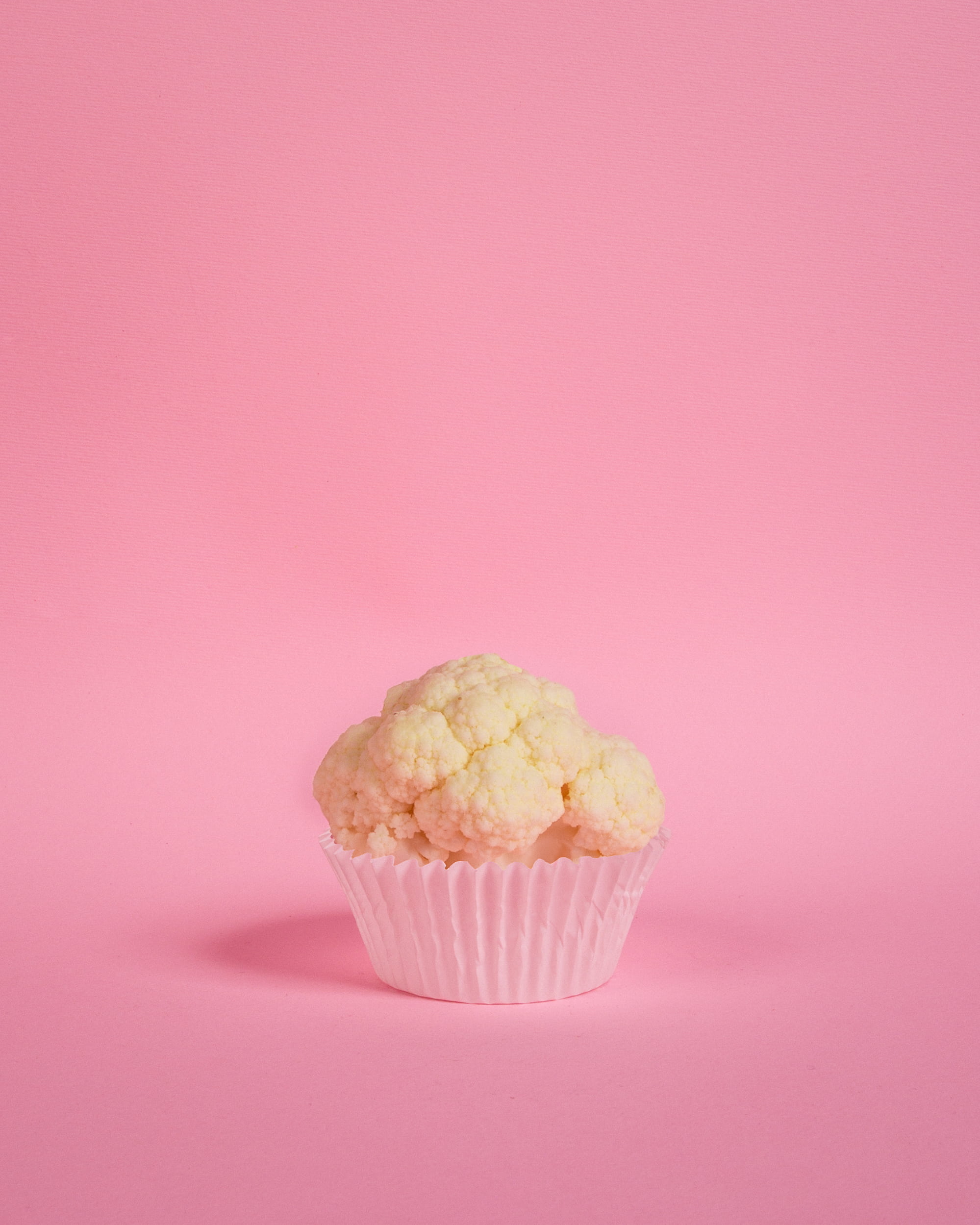 studio shot, pink background, temptation, puff, food and drink, cupcake, delicious, copy space, sweet food, indoors, healthy eating, pink, cut out, 1080P, Phone HD Wallpaper