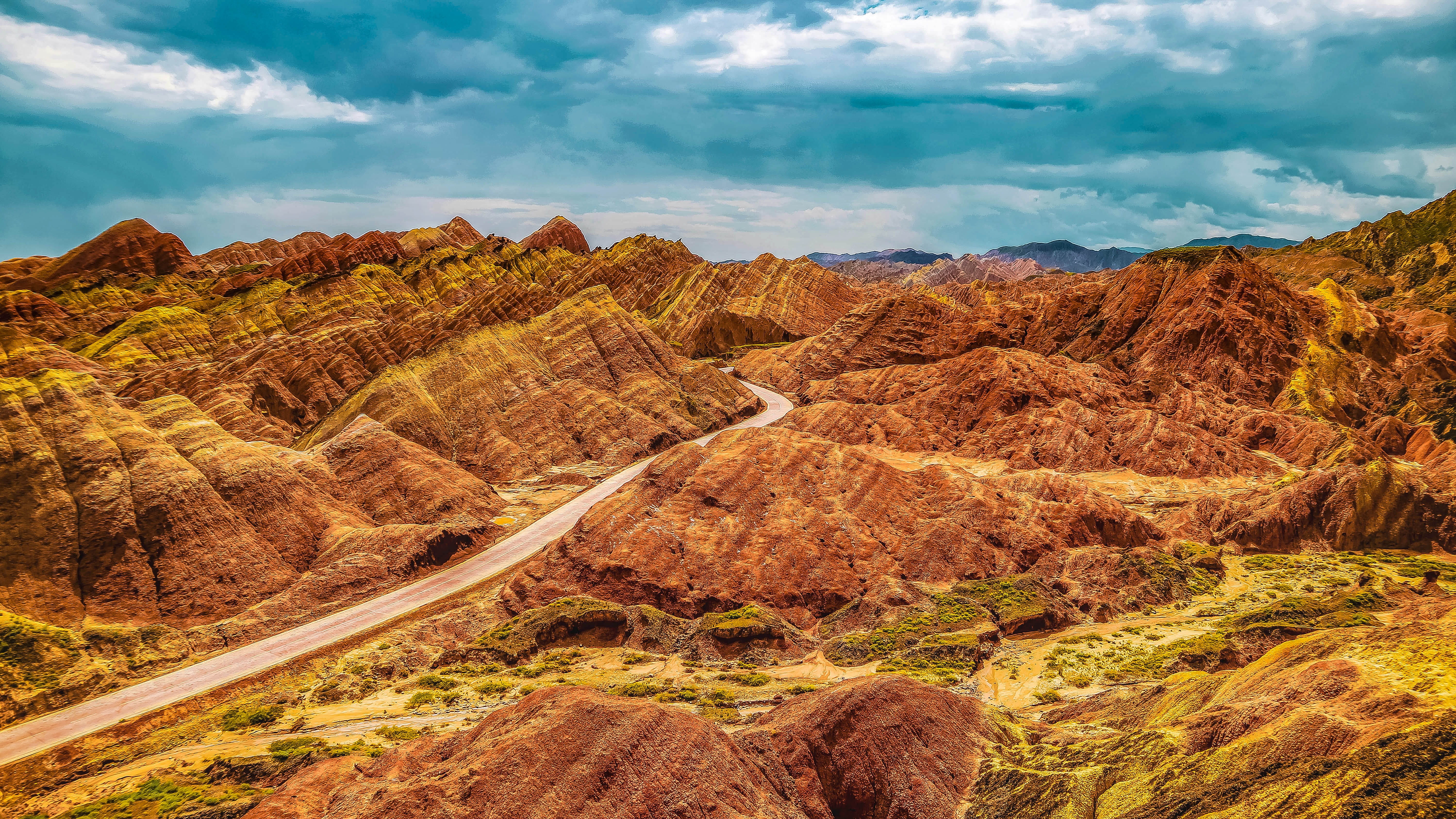 non-urban scene, climate, beauty in nature, arid climate, no people, tranquil scene, mountain range, environment, mountain, rock - object, tranquility, HD Wallpaper