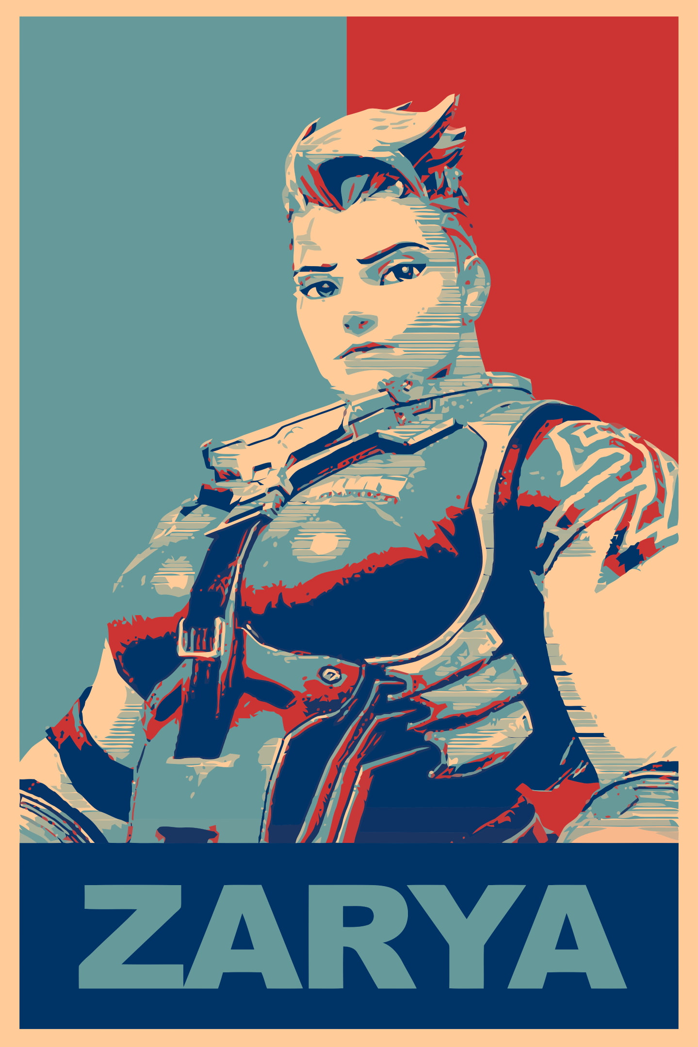 Overwatch, video games, 1080P, Zarya (Overwatch), propaganda, Gamer, Phone HD Wallpaper