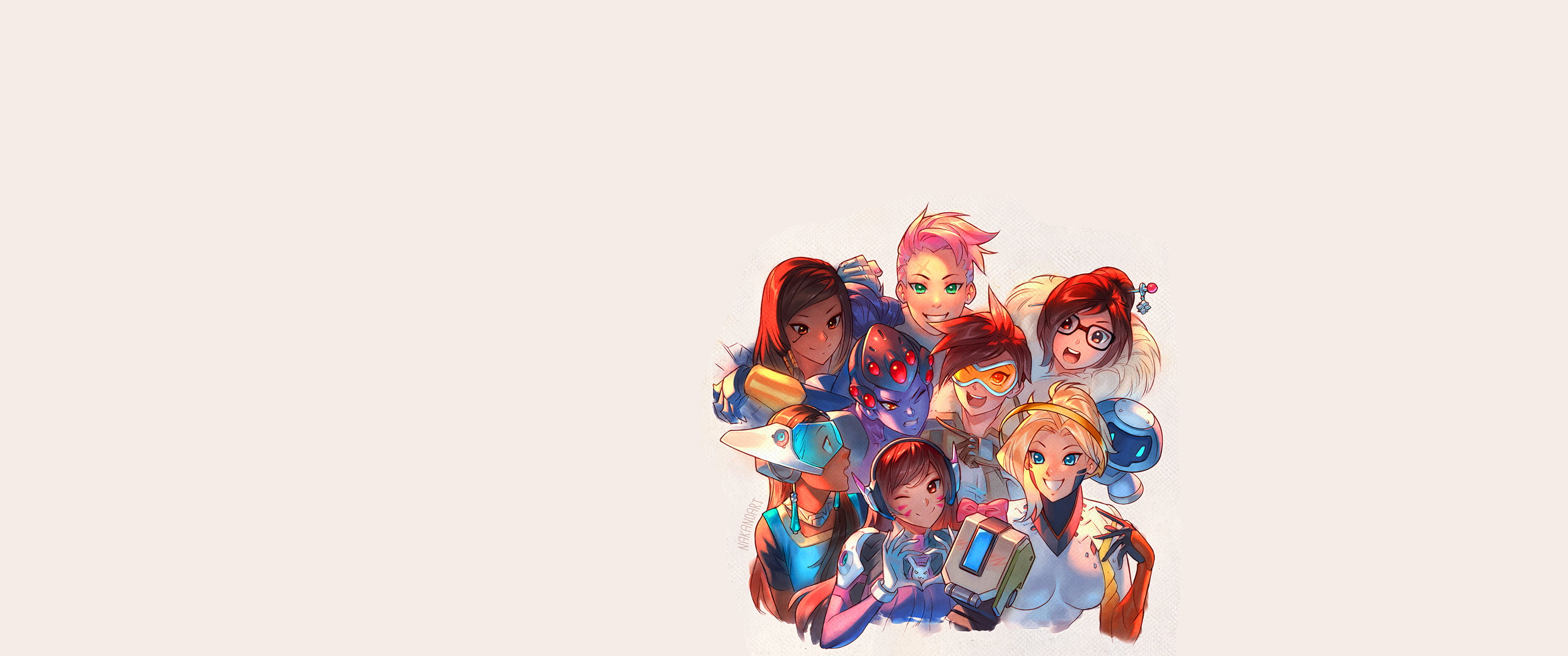 Widowmaker (Overwatch), D.Va (Overwatch), Mei-Ling Zhou, Mercy (Overwatch), Zarya (Overwatch), Pharah (Overwatch), Tracer (Overwatch), 2K, Overwatch, Mei, HD Wallpaper