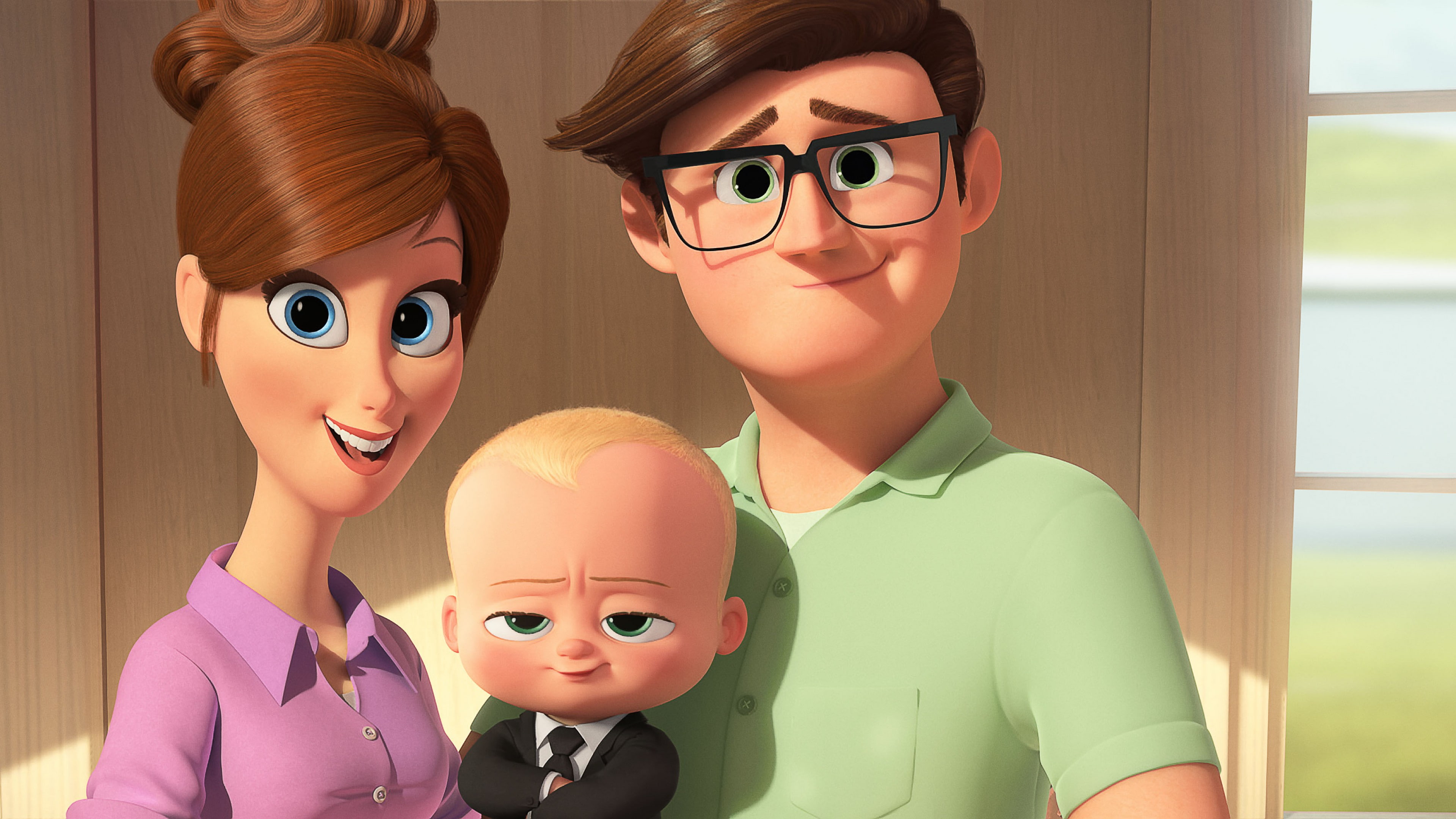 best animation movies, family, Baby, The Boss Baby, 4K, HD Wallpaper