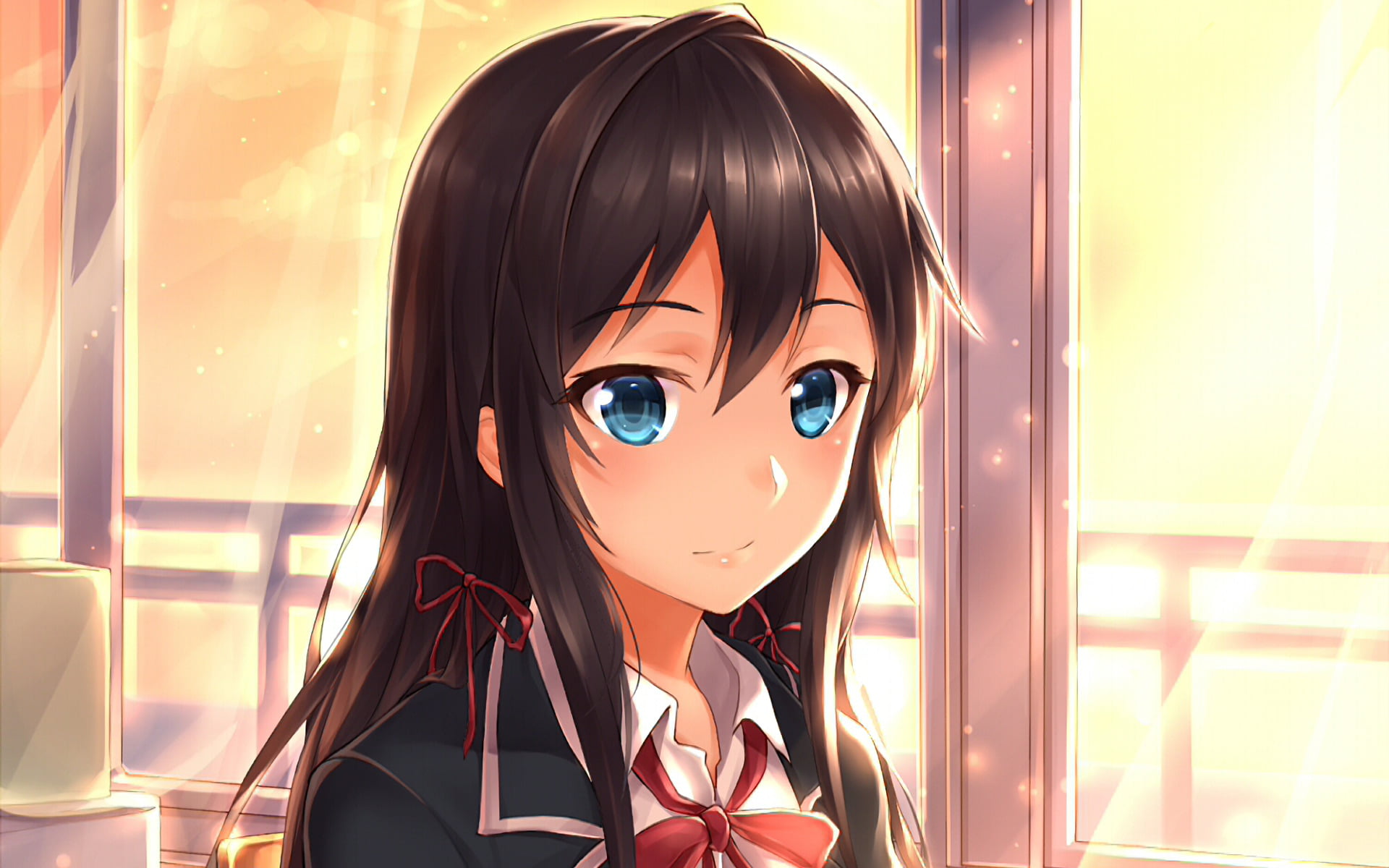 headshot, portrait, human representation, representation, My Teen Romantic Comedy SNAFU, window, sunlight, lifestyles, childhood, 1080P, female likeness, HD Wallpaper