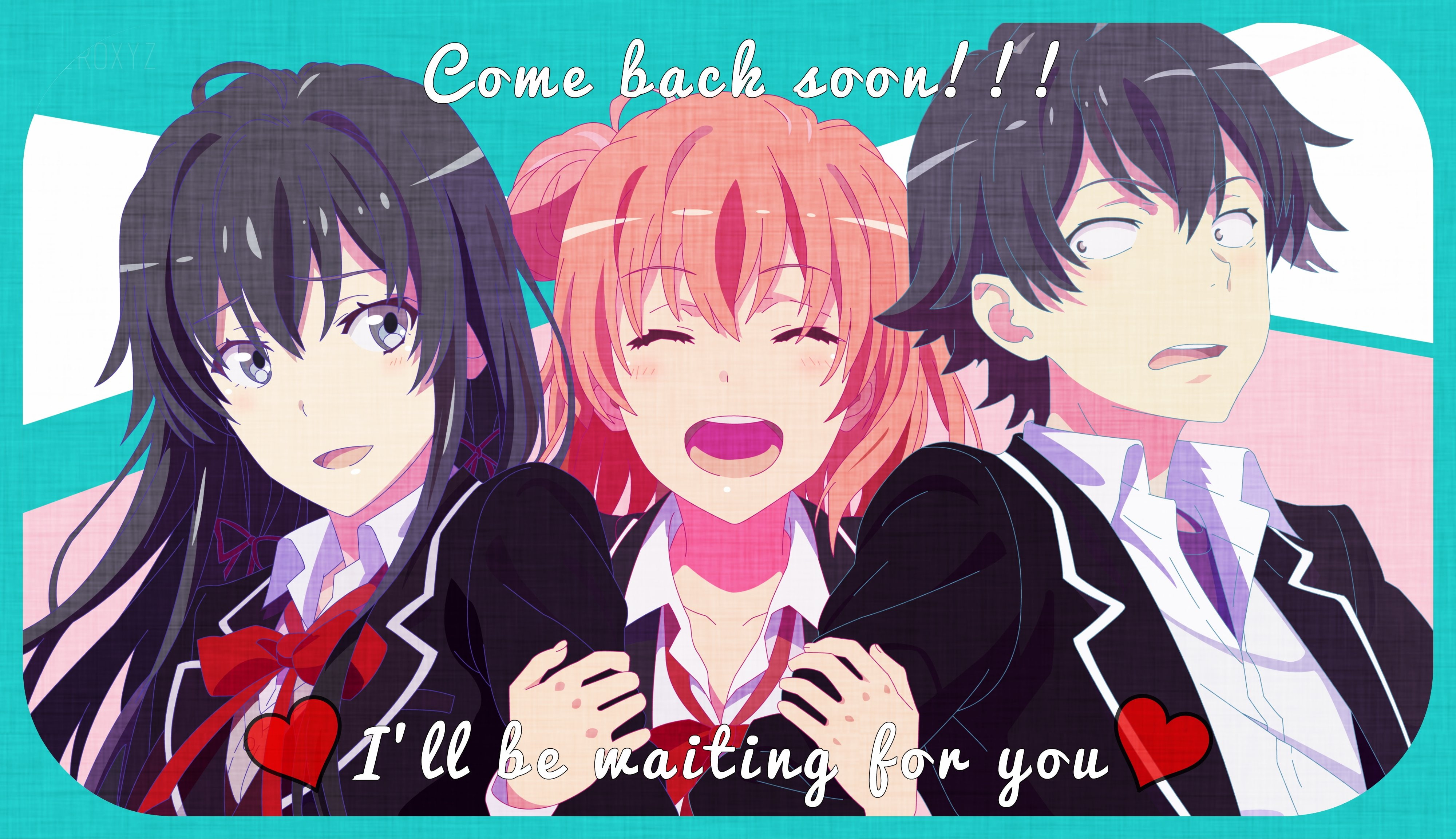 oregairu, 4K, banner, mal, HD Wallpaper