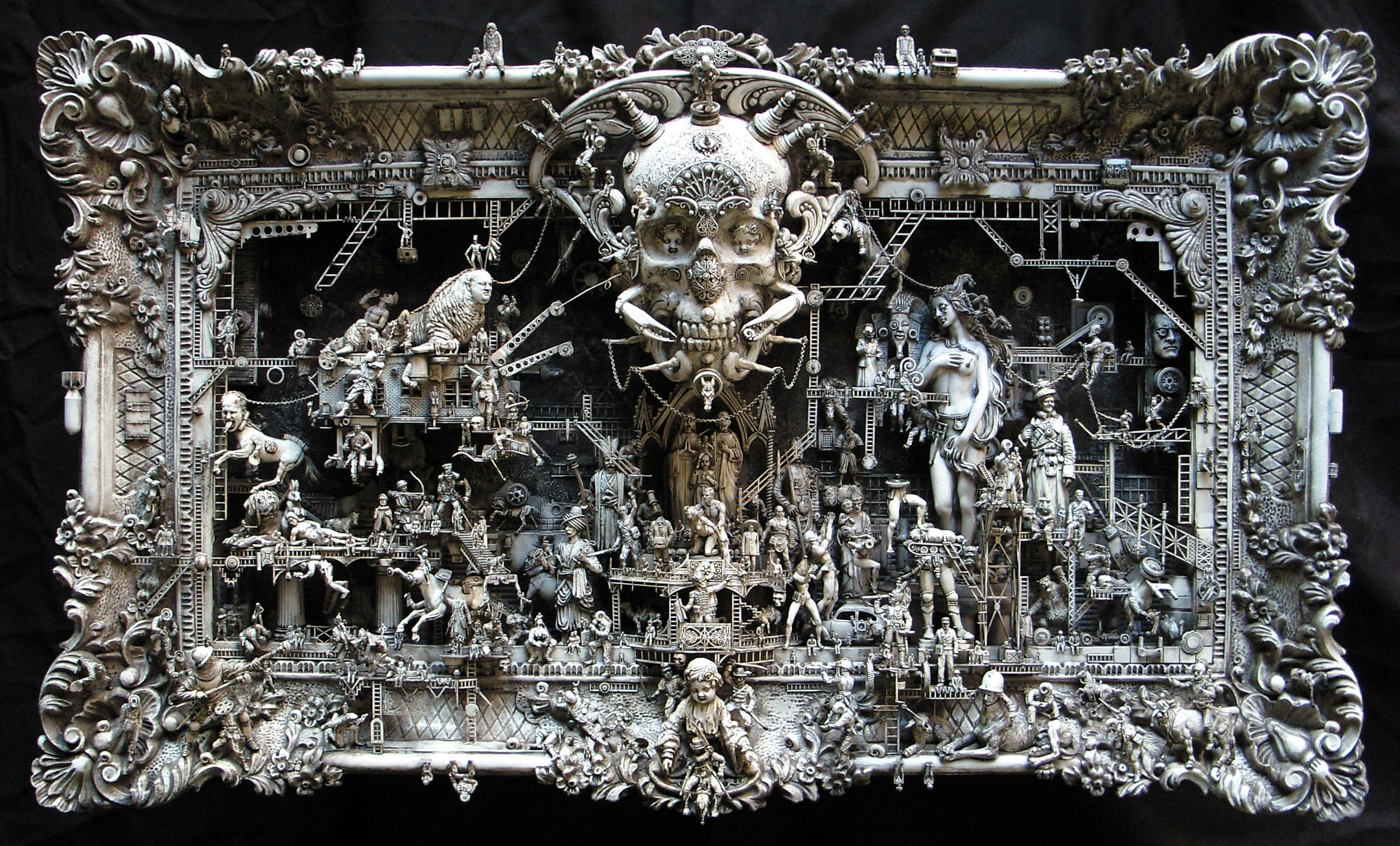 Kris, art, 1080P, Sculptures, Dark, Kuksi, HD Wallpaper