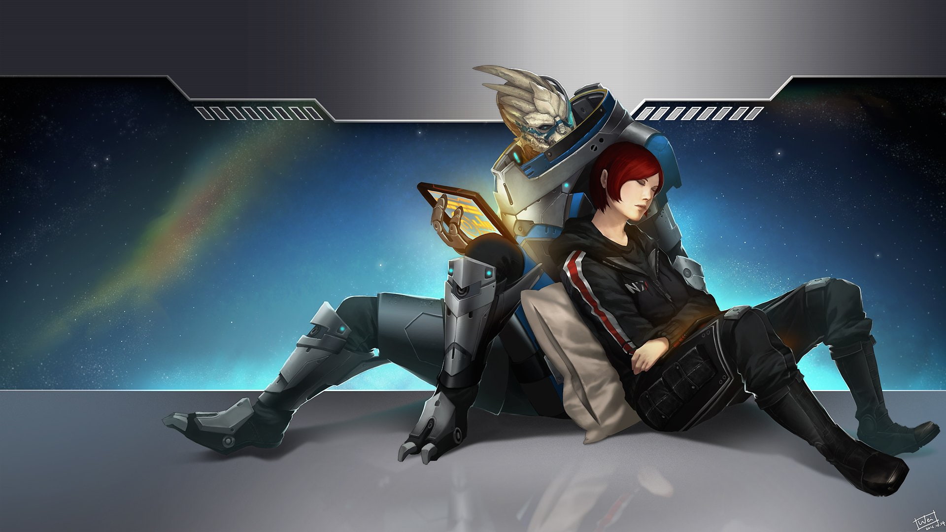 Garrus Vakarian, 1080P, Commander Shepard, Mass Effect, Mass Effect 3, HD Wallpaper