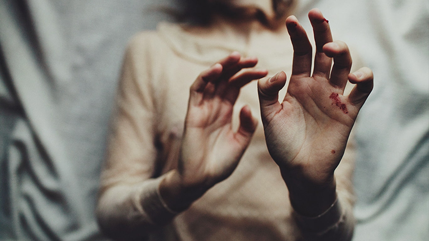 blood, hands, women, 720P, HD Wallpaper