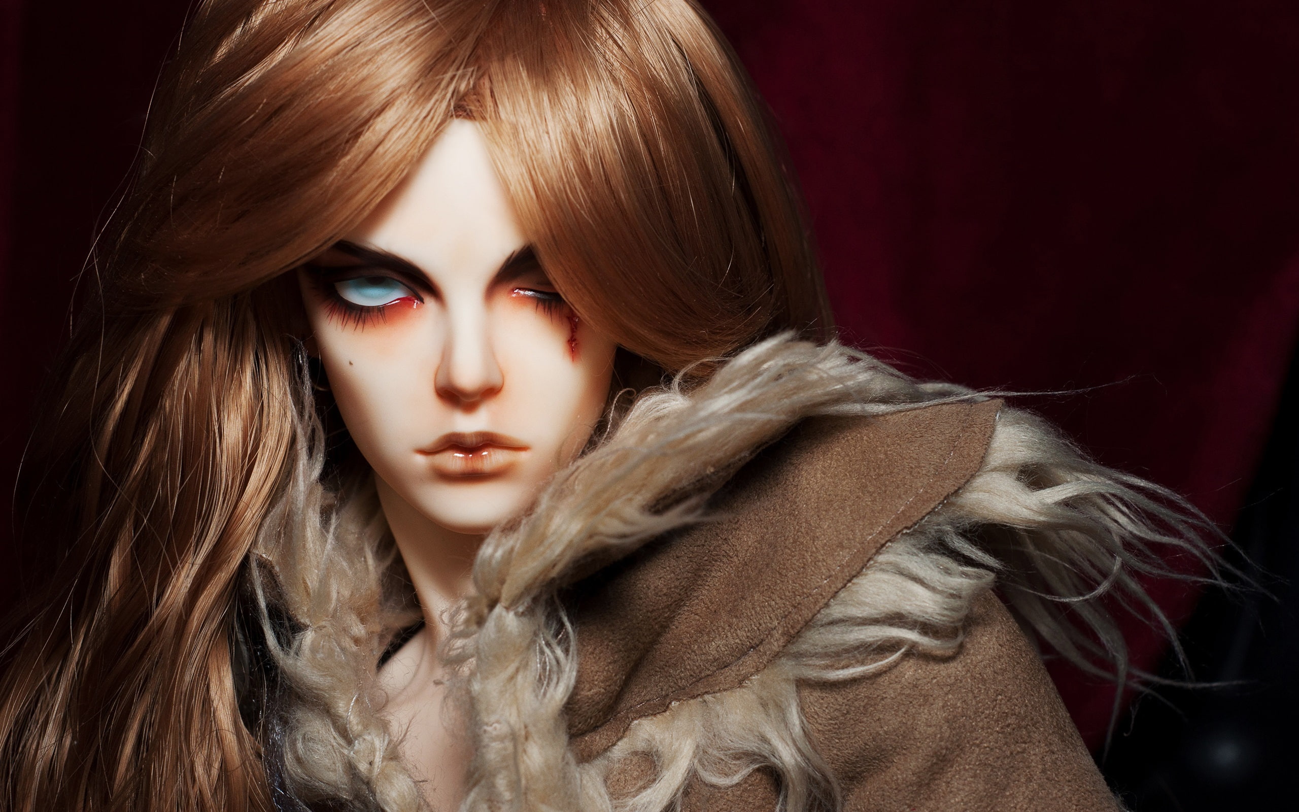 Girl, Wound, Doll, 2K, Hair, Long, Toy, HD Wallpaper