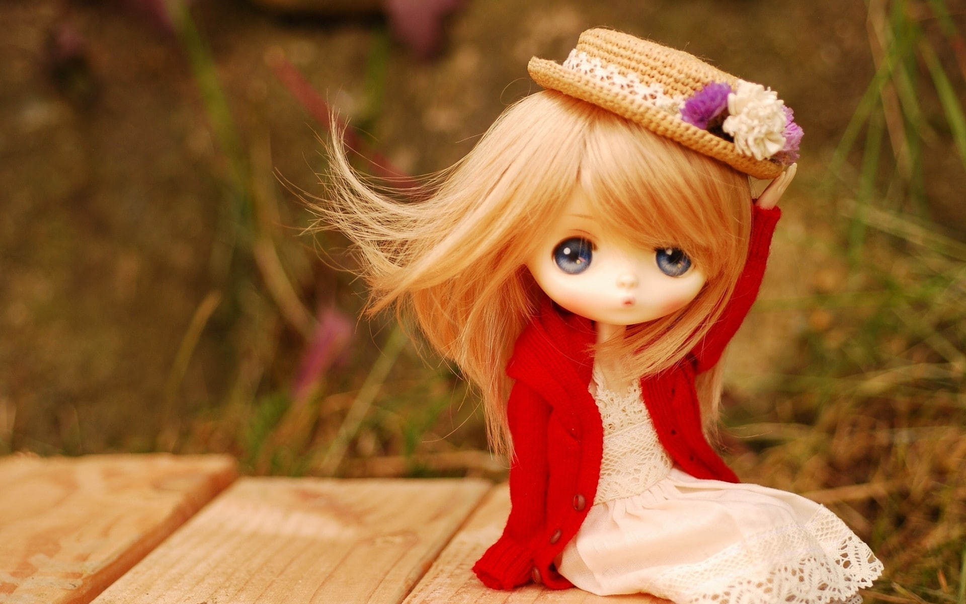 1080P, cute, little, doll, toys, HD Wallpaper