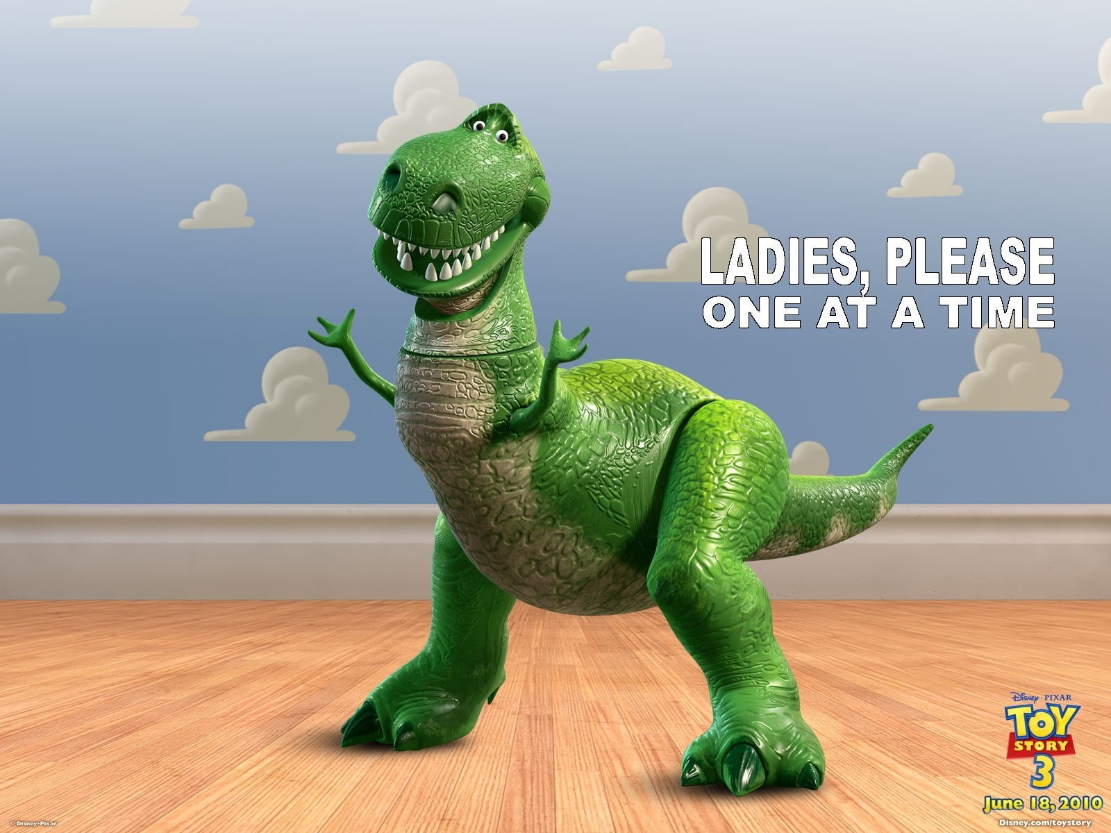 Toy Story 3, Rex (Toy Story), 720P, Toy Story, HD Wallpaper