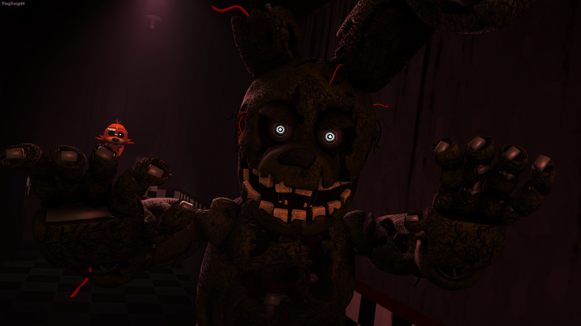 Five Nights at Freddys 3, 1080P, Springtrap (Five Nights at Freddys), Five Nights at Freddys, HD Wallpaper