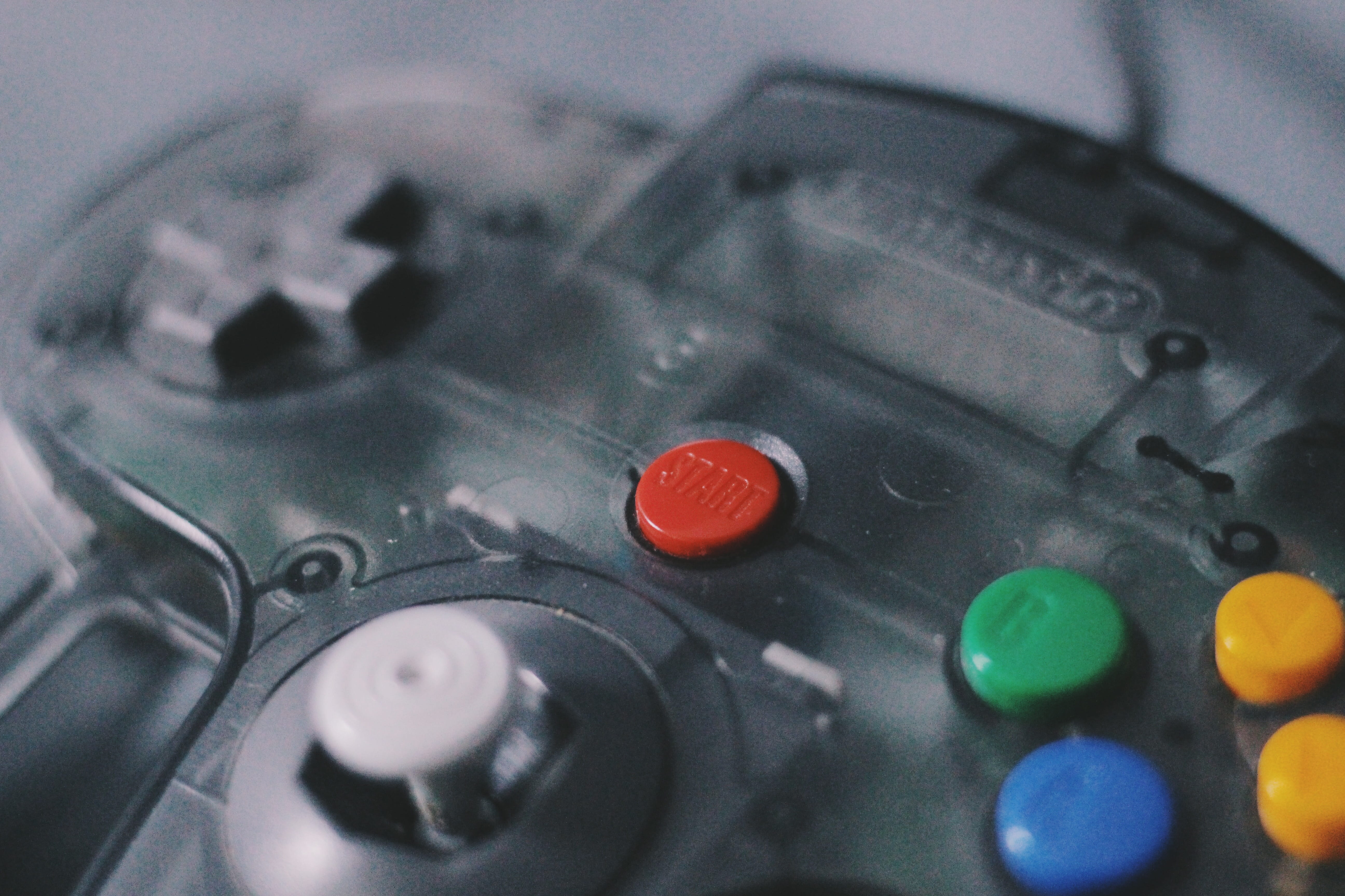high angle view, control panel, security, nintendo 64, single object, technology, selective focus, retro, toy, shape, start, communication, nintendo, connection, HD Wallpaper