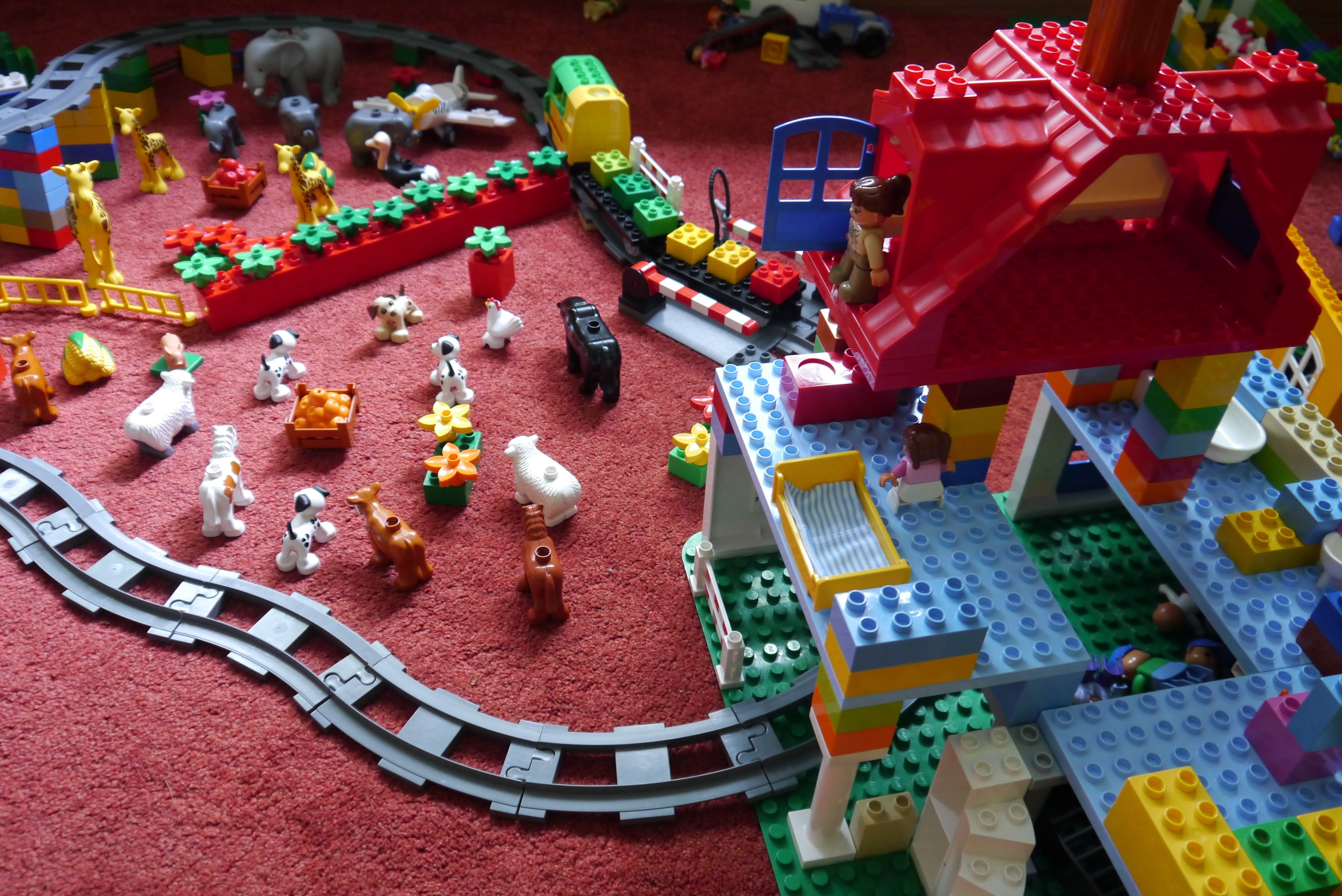 holiday, day, no people, set, table, christmas, lego, apartment, figurine, human representation, childrens room, representation, high angle view, christmas decoration, HD Wallpaper